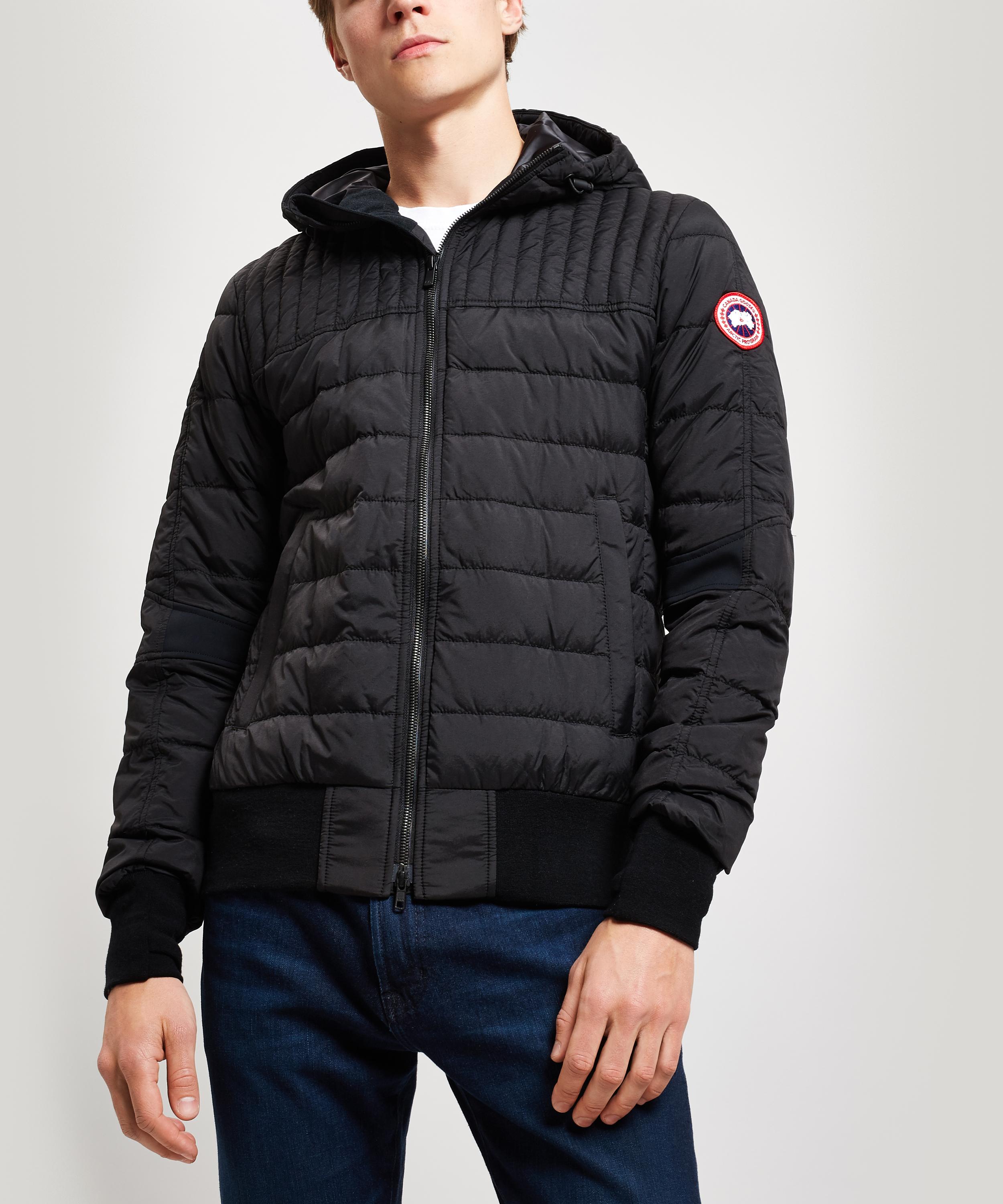 Canada Goose Capri Hooded Down Jacket In Black