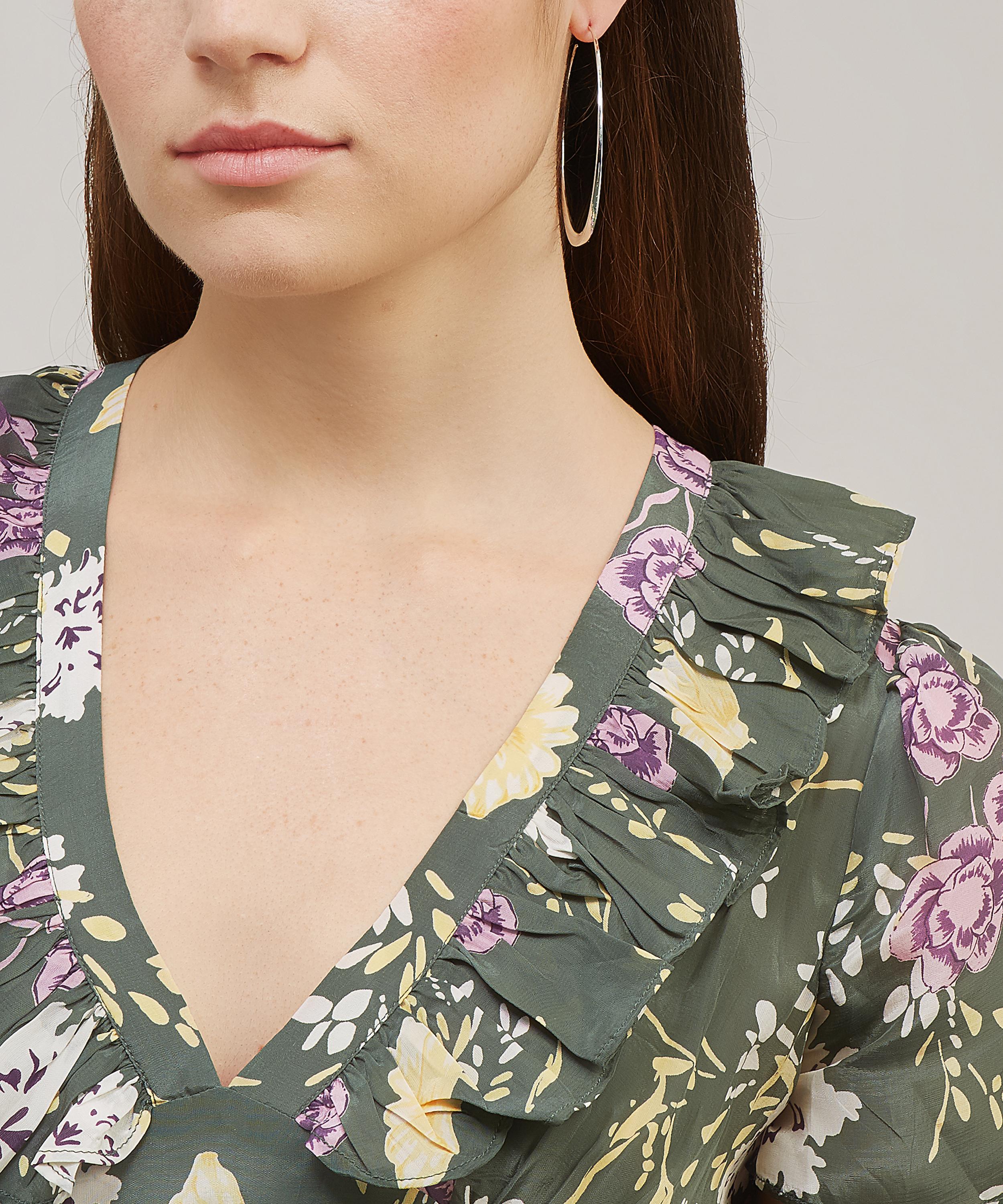 Dinny Hall Silver Signature Large Hoop Earrings In Silver
