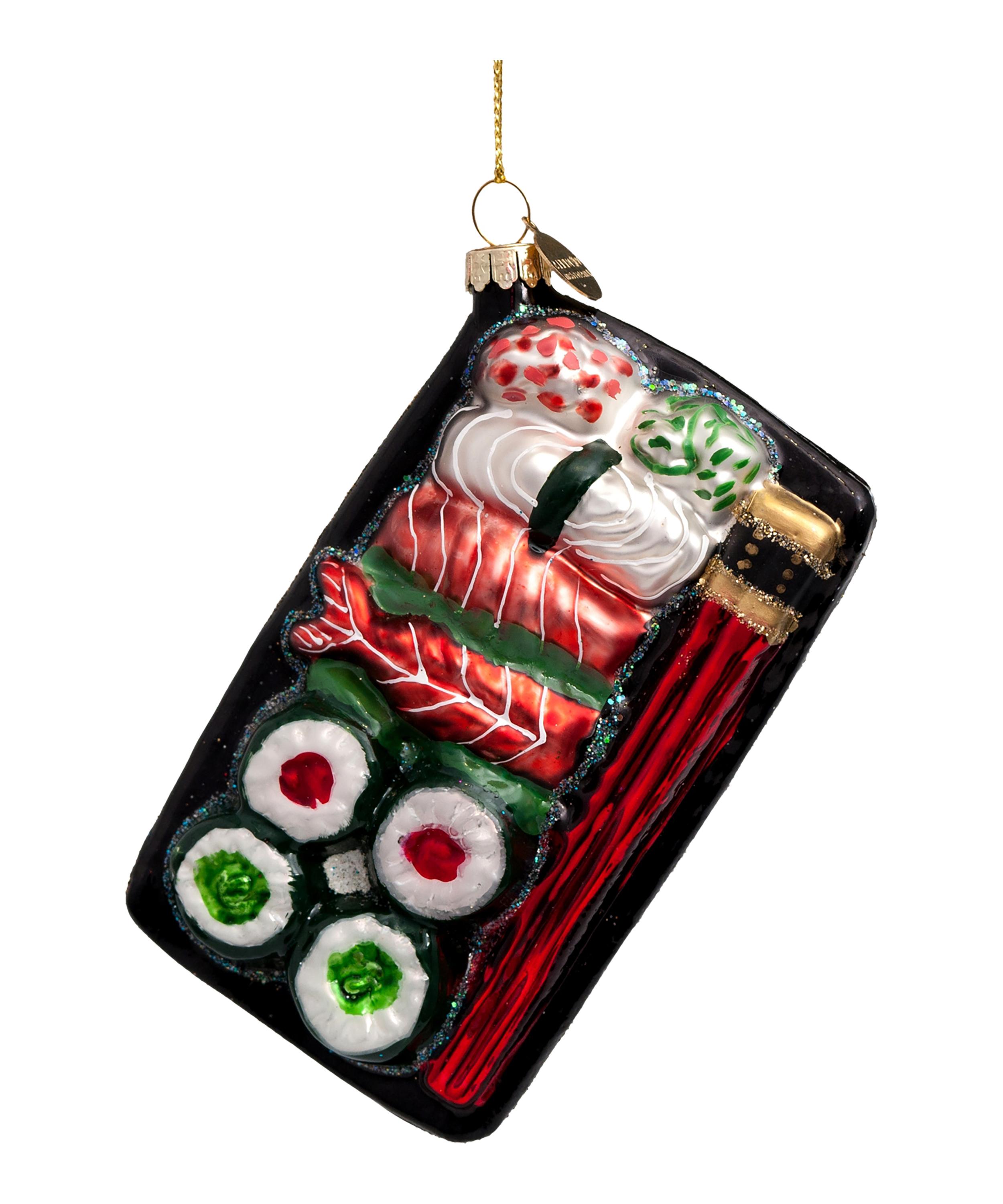 Glass Sushi Plate Ornament Liberty London