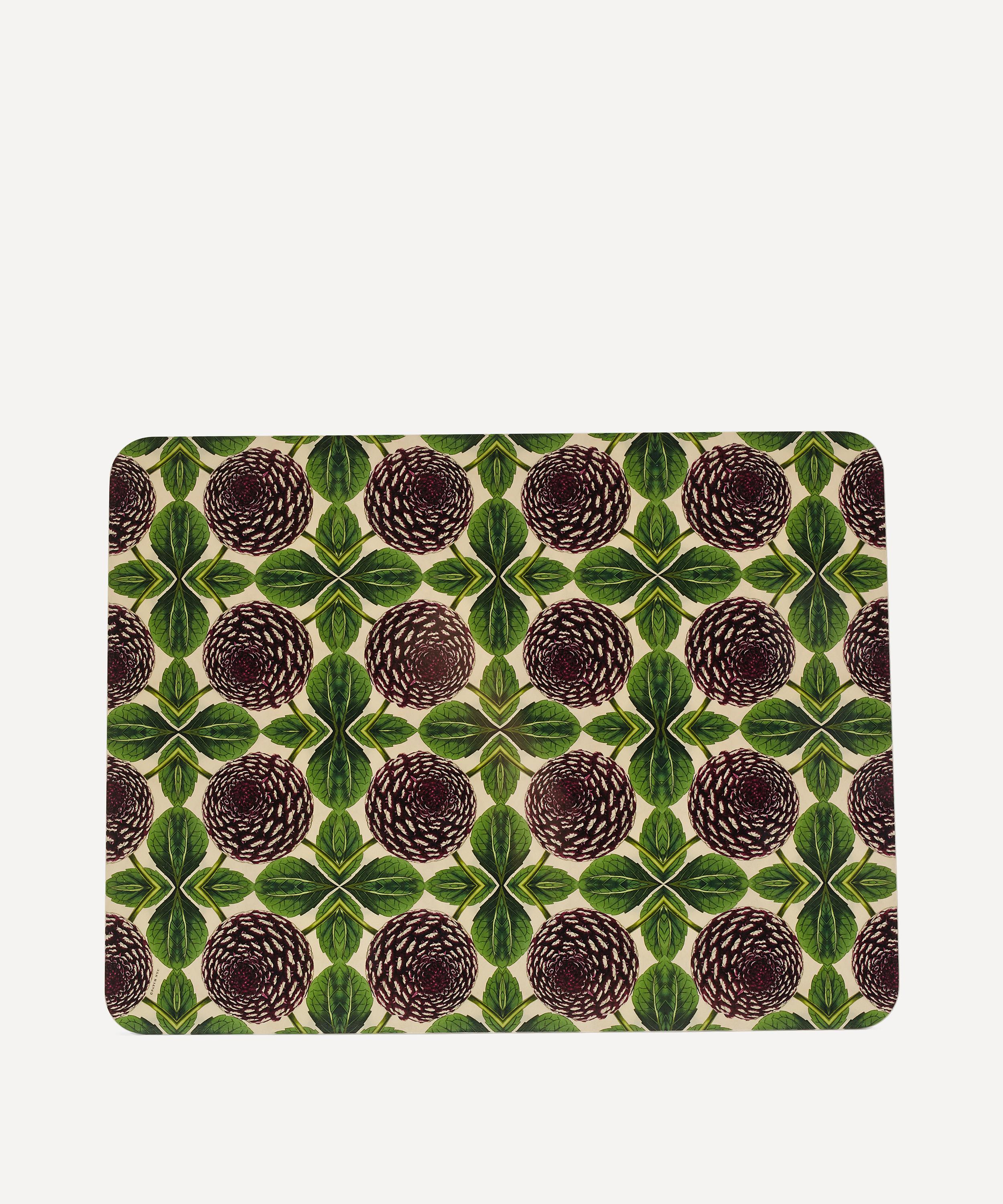 Avenida Home Dahlia Table Mat In Purple