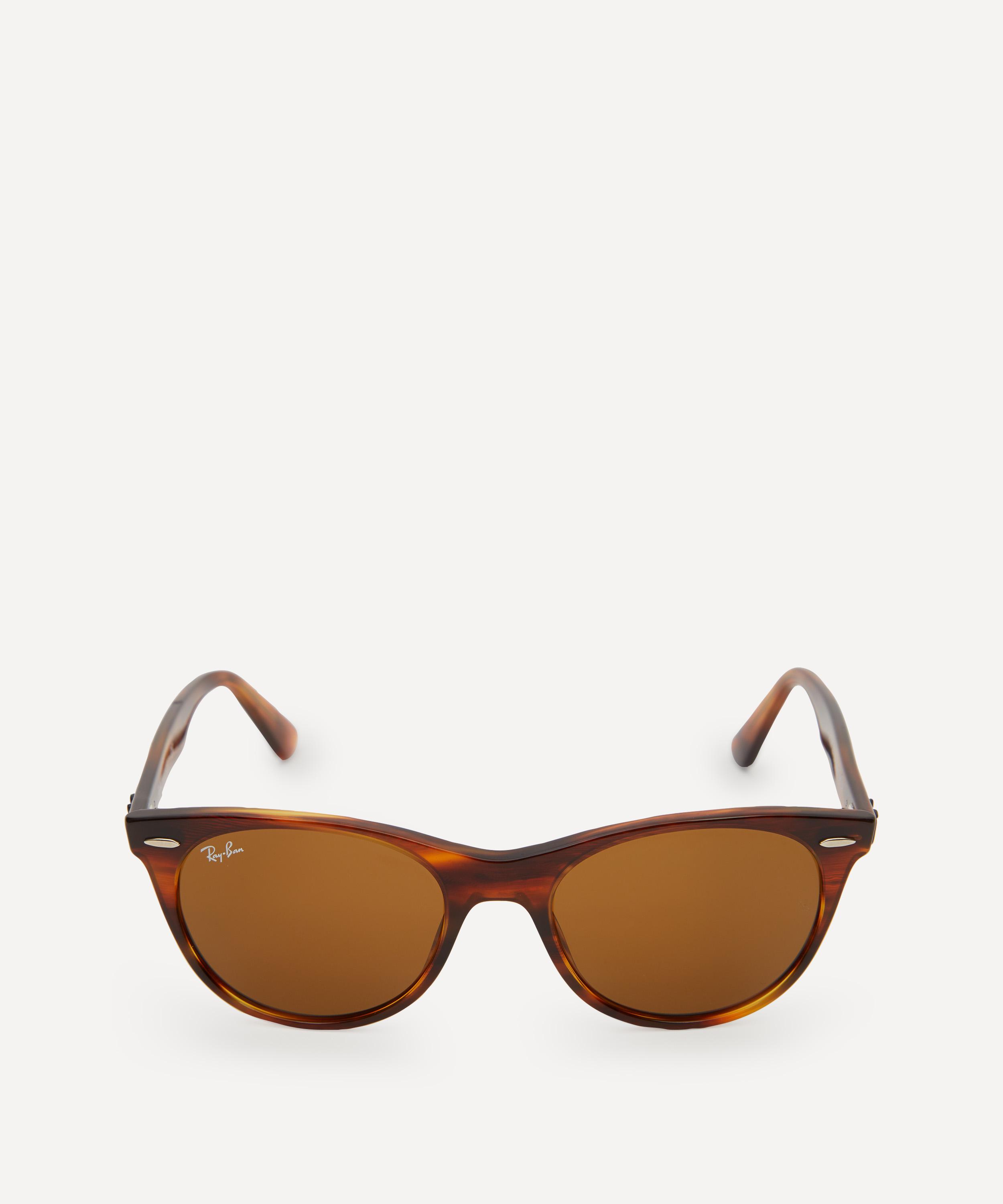 Ray Ban Ray-ban Polarized Sunglasses, Rb2132 New Wayfarer In Brown