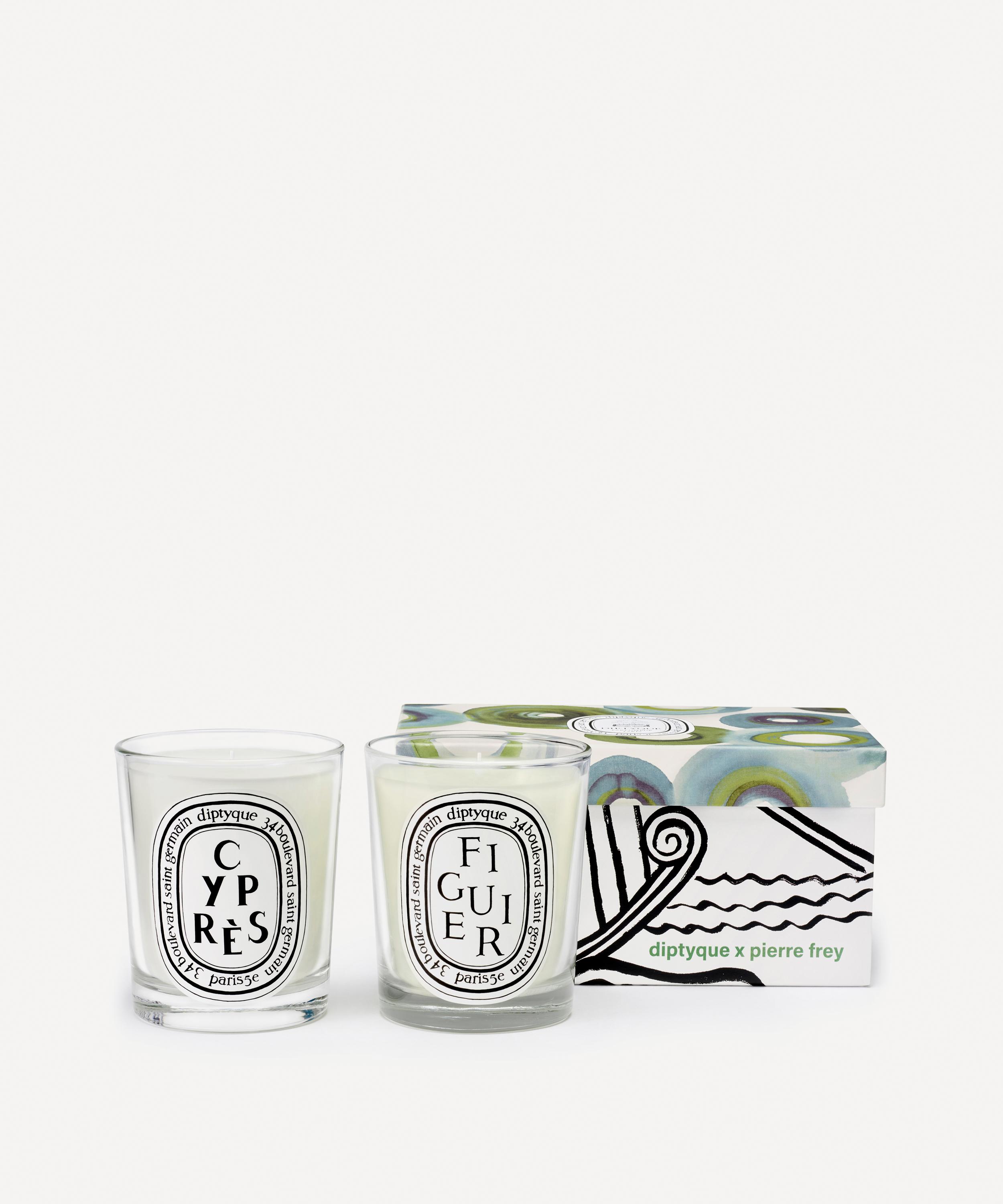 Figuier and Cypres Scented Candle Duo