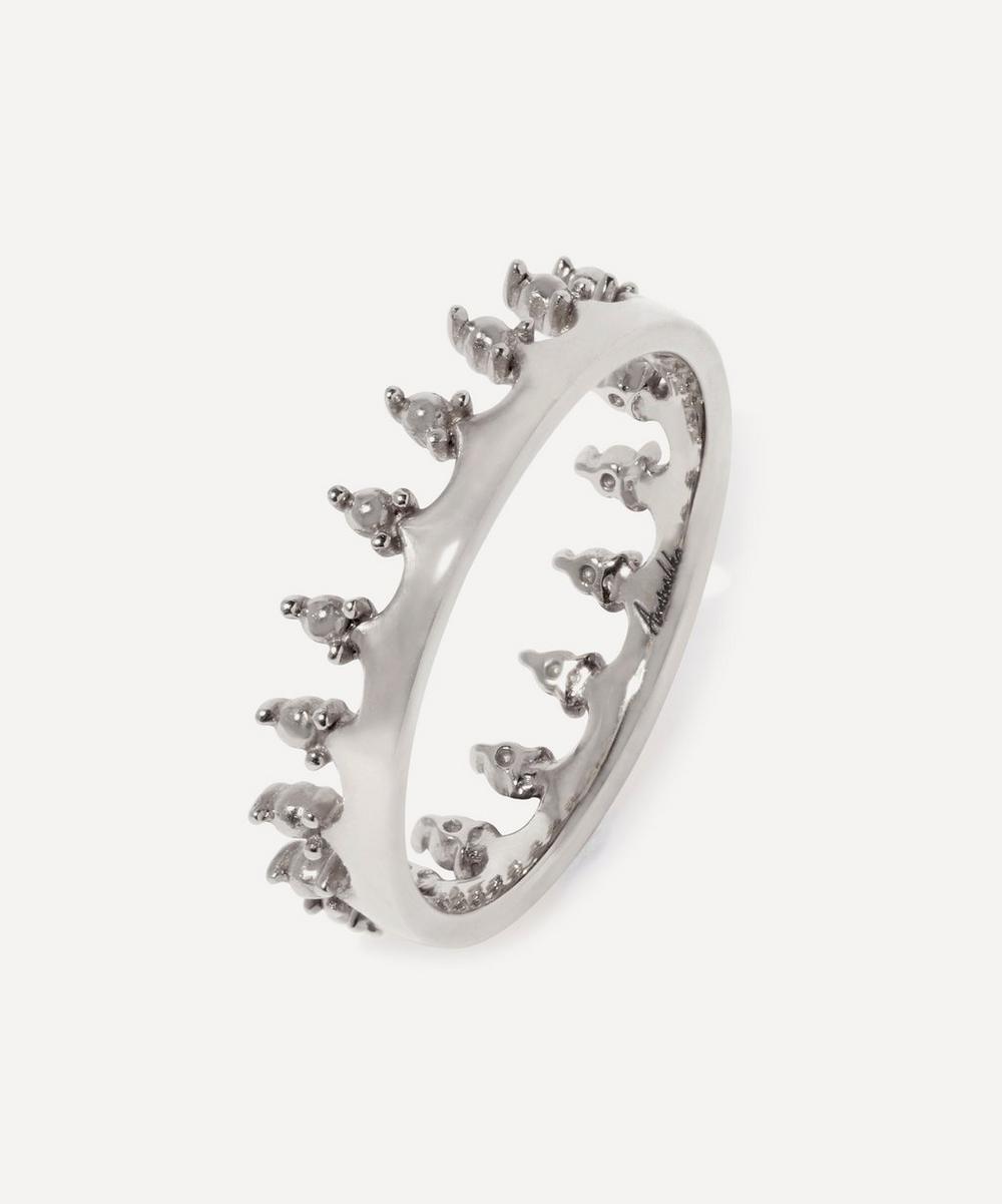Annoushka - 18ct White Gold Crown Ring image number 0