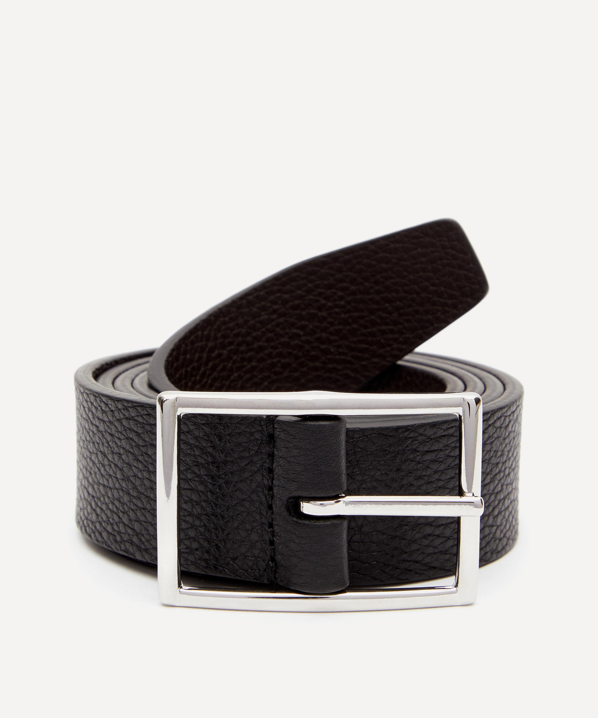 Anderson's Mens Reversible Leather Belt Black Brown 40