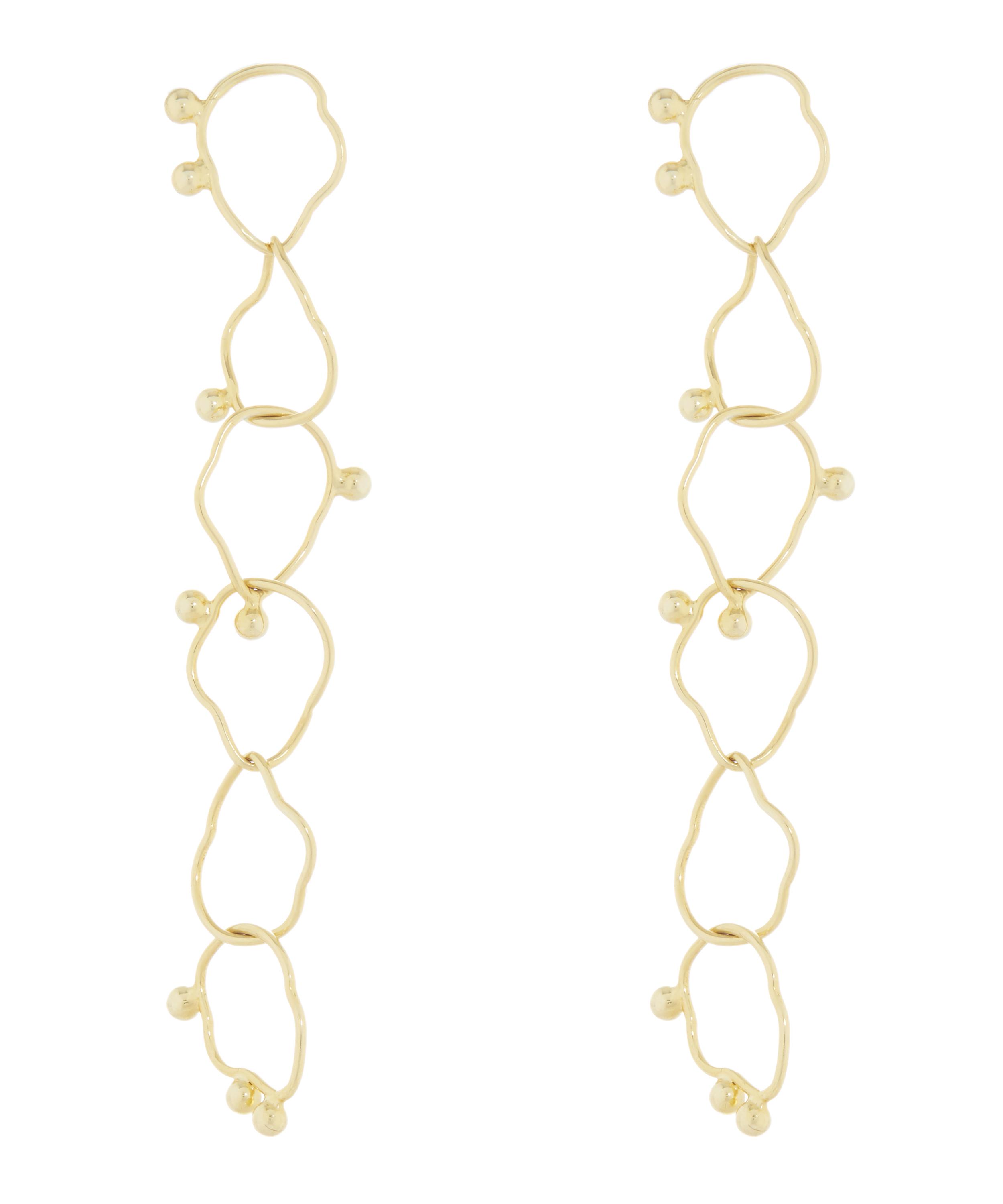 Gold-Plated Silver Loop Earrings