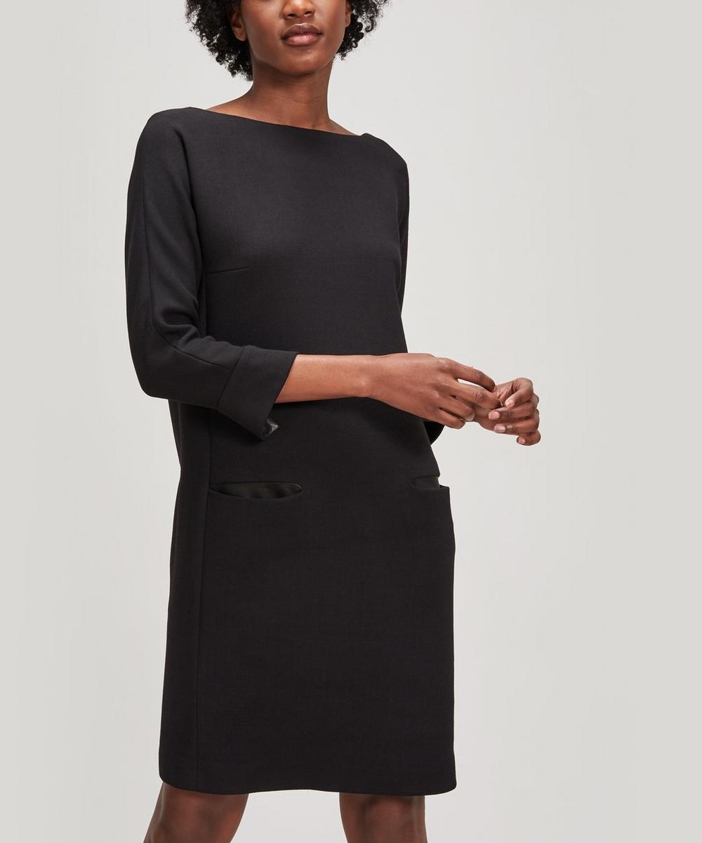 Annette G Jola Wool-blend Dress In Black