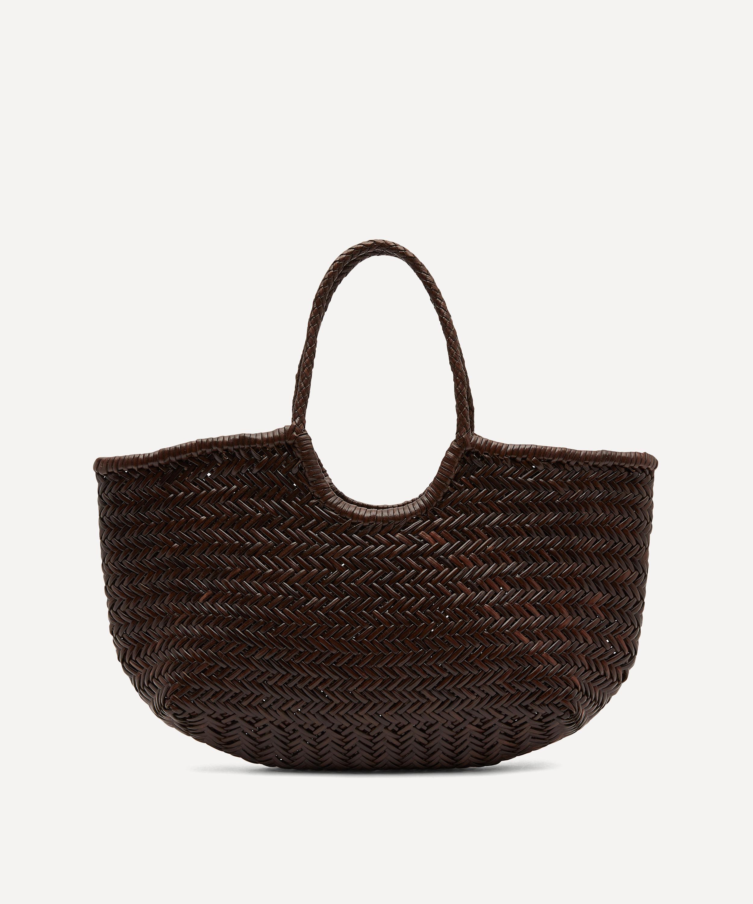 Dragon Diffusion Nantucket Woven Leather Tote Bag In Brown | ModeSens