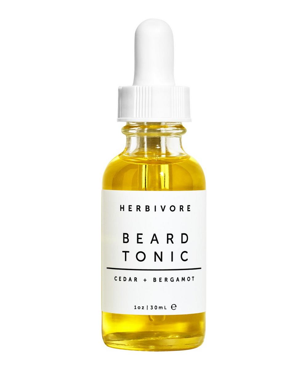 Herbivore Cedar And Bergamot Beard Tonic 30ml In White