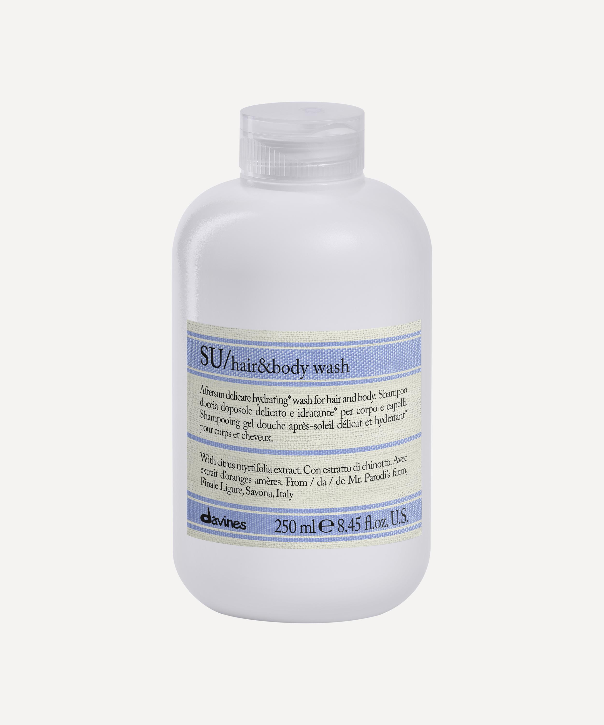 Davines Su Hair & Body Wash 250ml In White