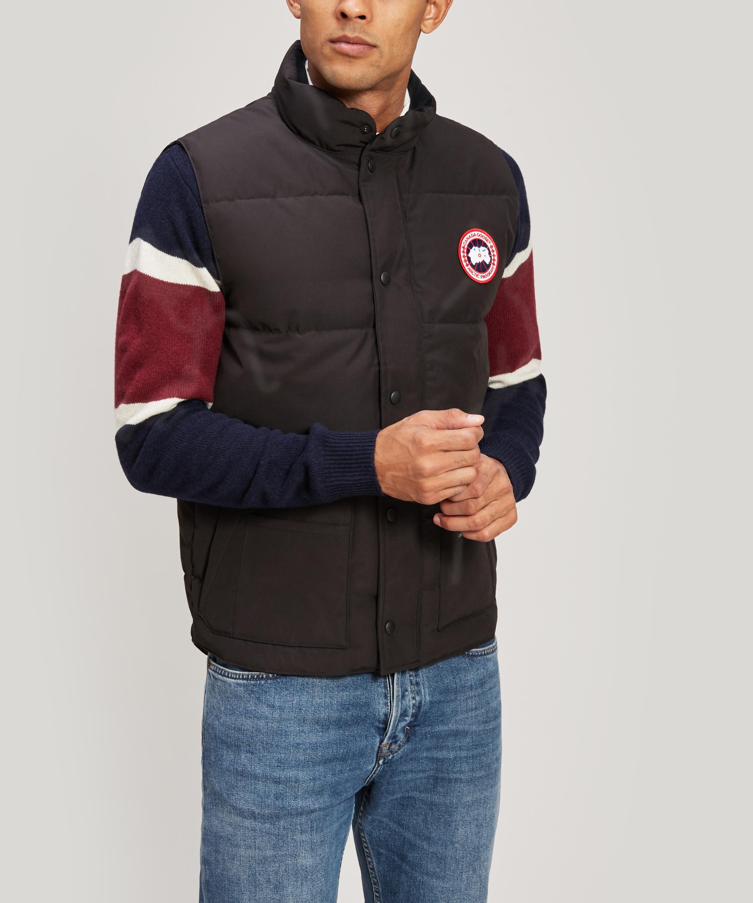 Canada Goose Freestyle Down-filled Crew Waistcoat In Black
