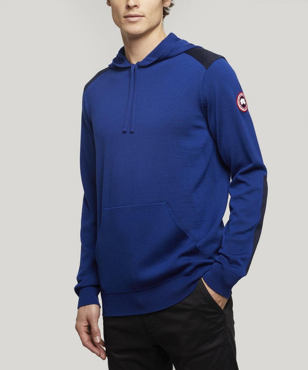 CANADA GOOSE AMHERST LOGO PATCH HOODIE,5057865808017