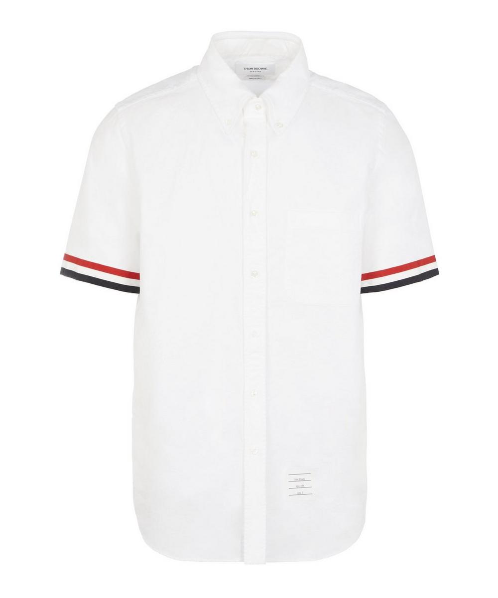 Thom Browne Button Down Oxford Shirt In White