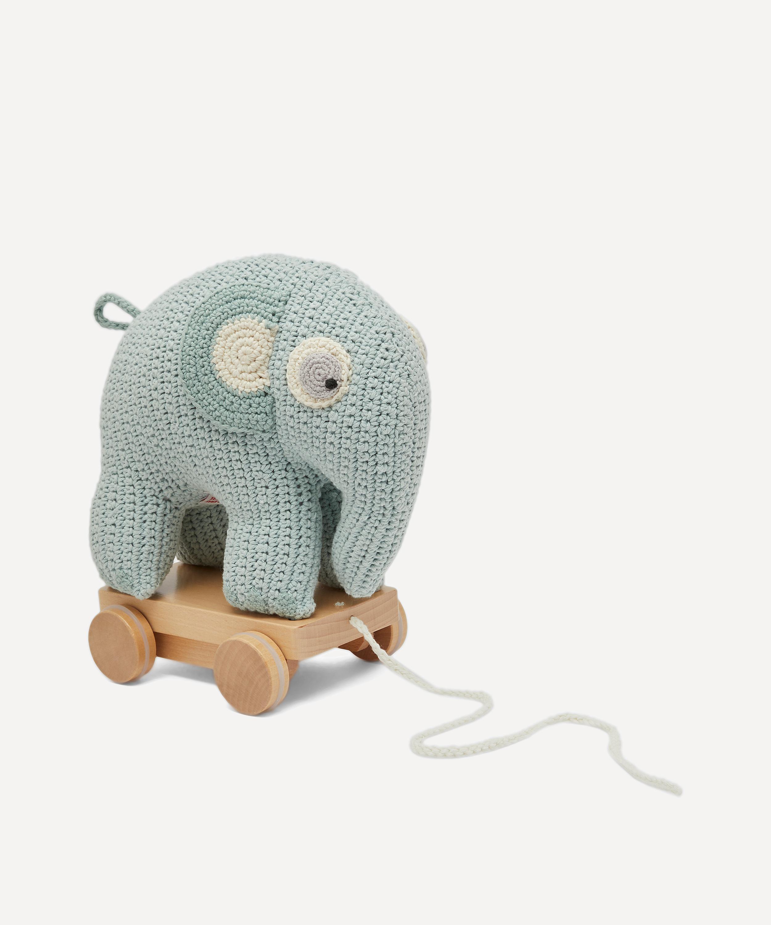 elephant pull along toy
