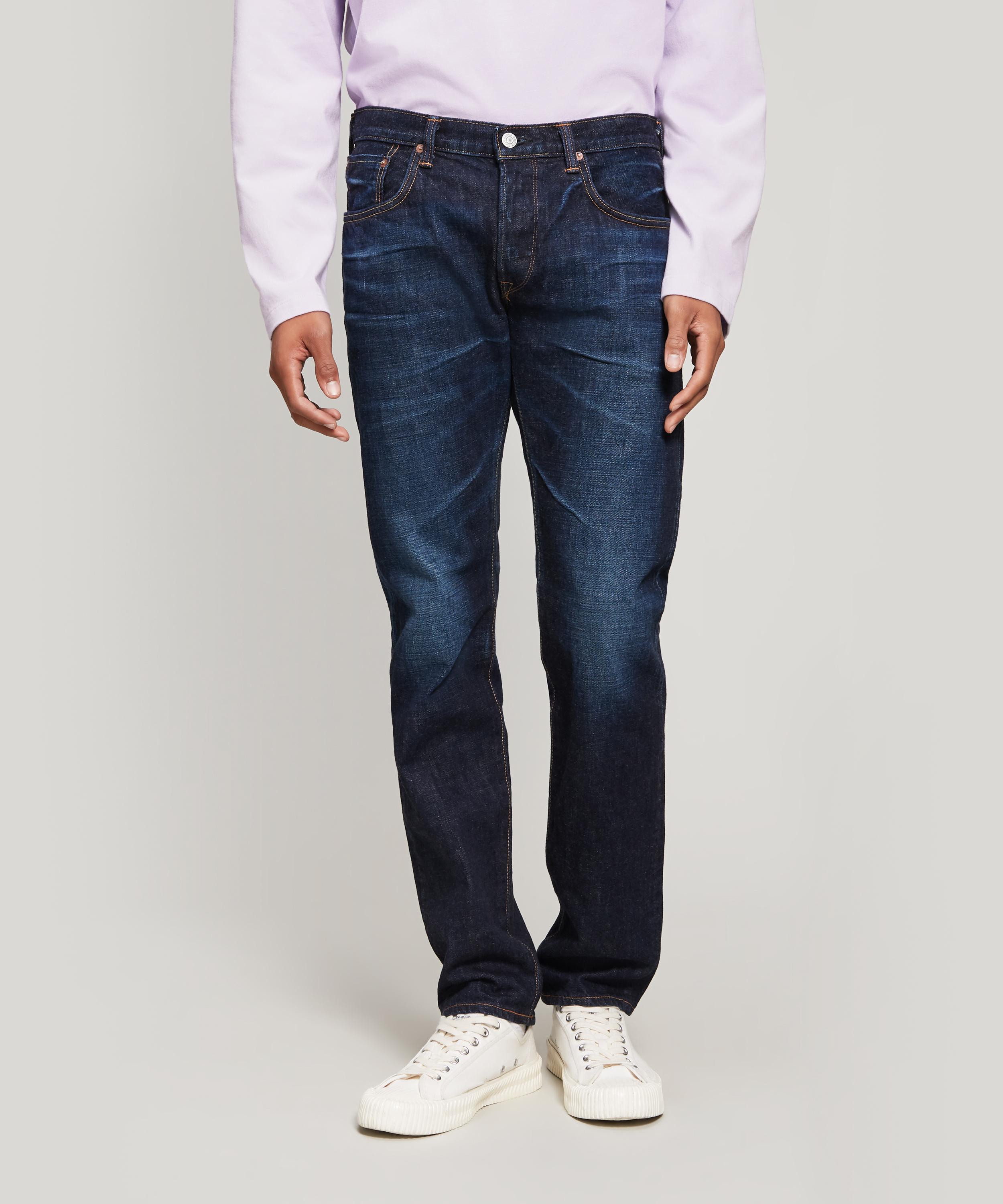 edwin classic regular tapered rainbow selvage