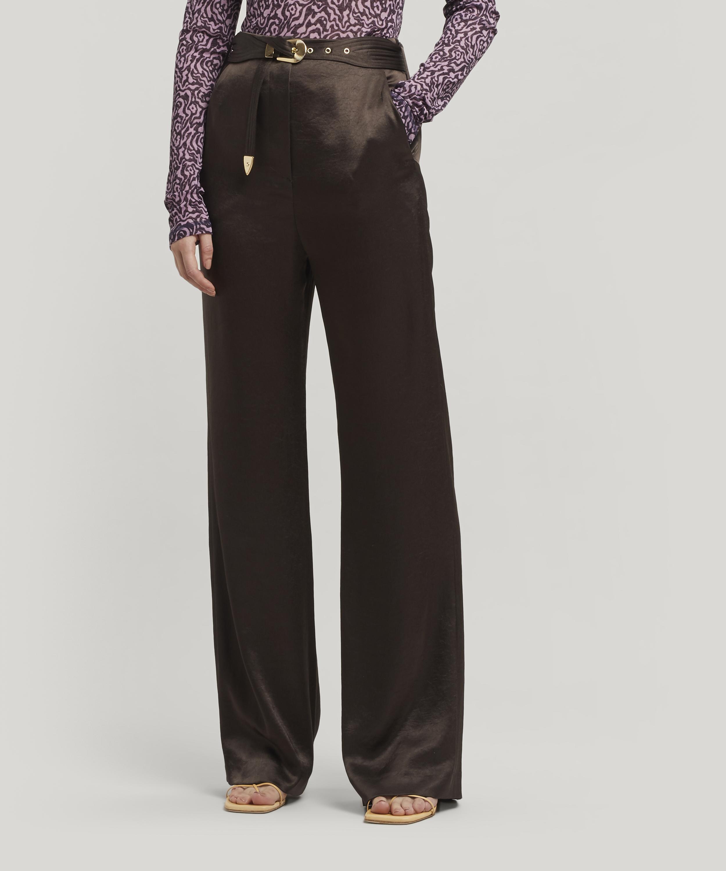 NANUSHKA KISA WASHED SATIN TROUSERS 5057865856650