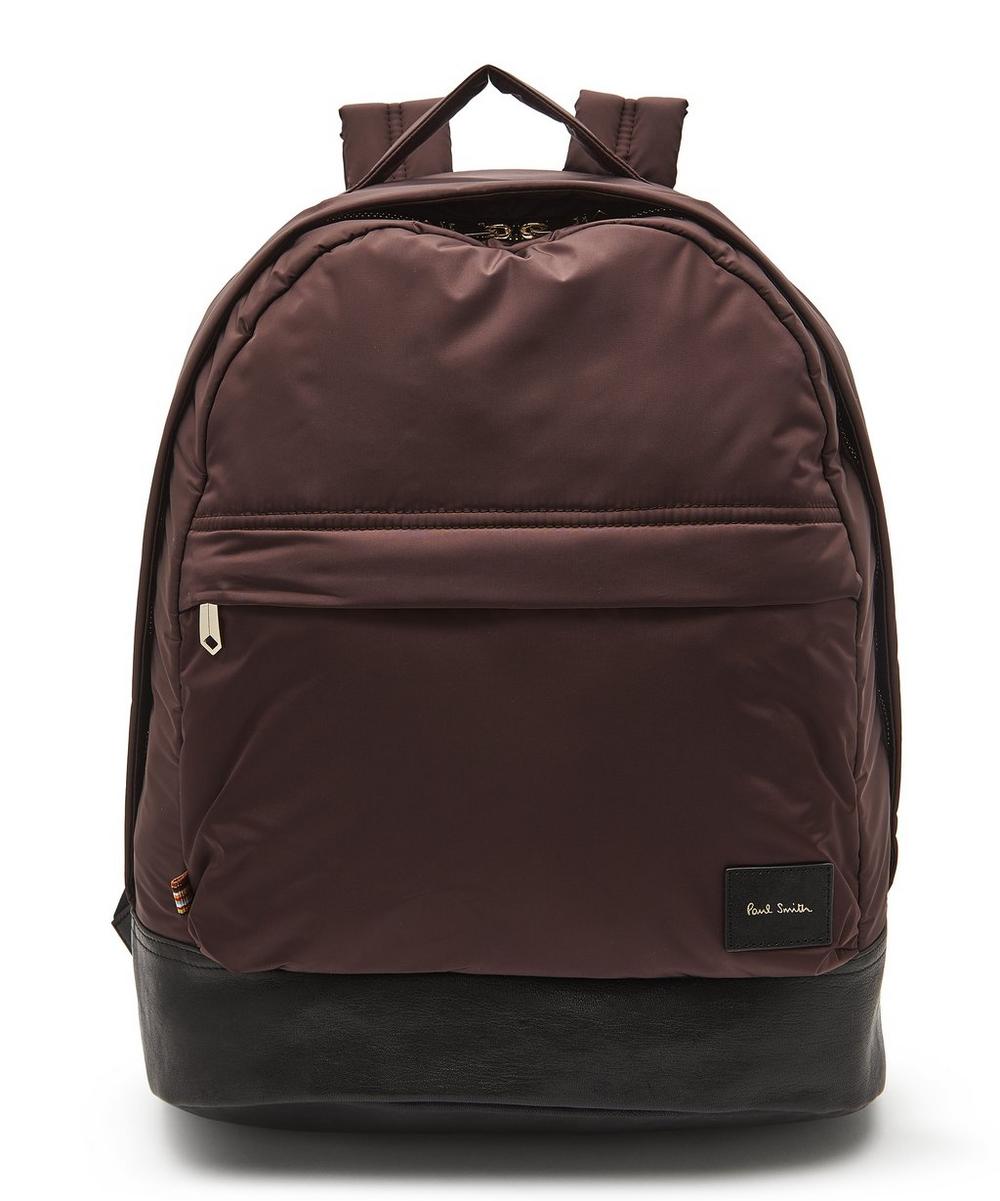 Paul Smith Canvas Backpack In Red