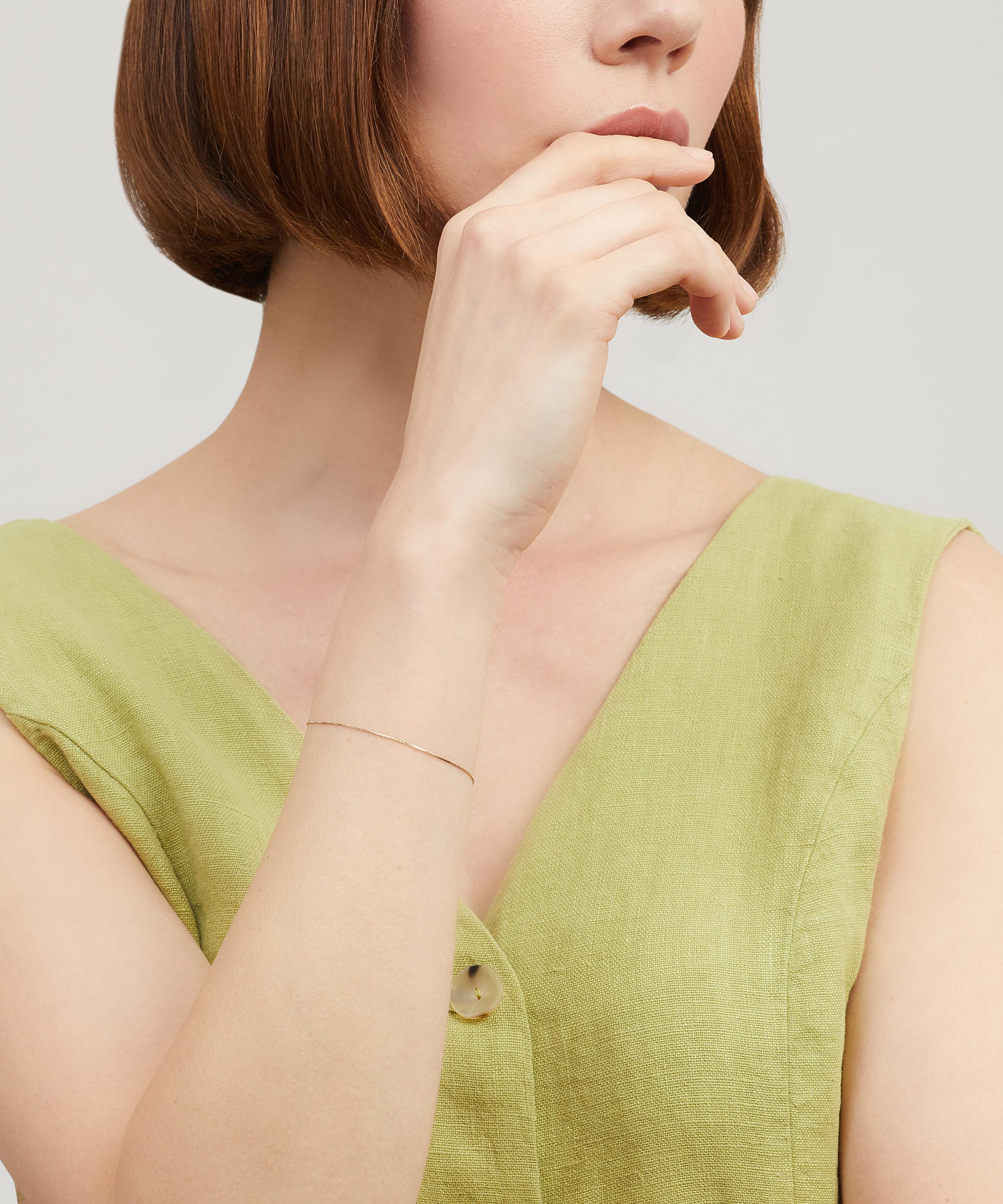 L'Essenziale 18ct Gold Thin Chain Bracelet Gift Card