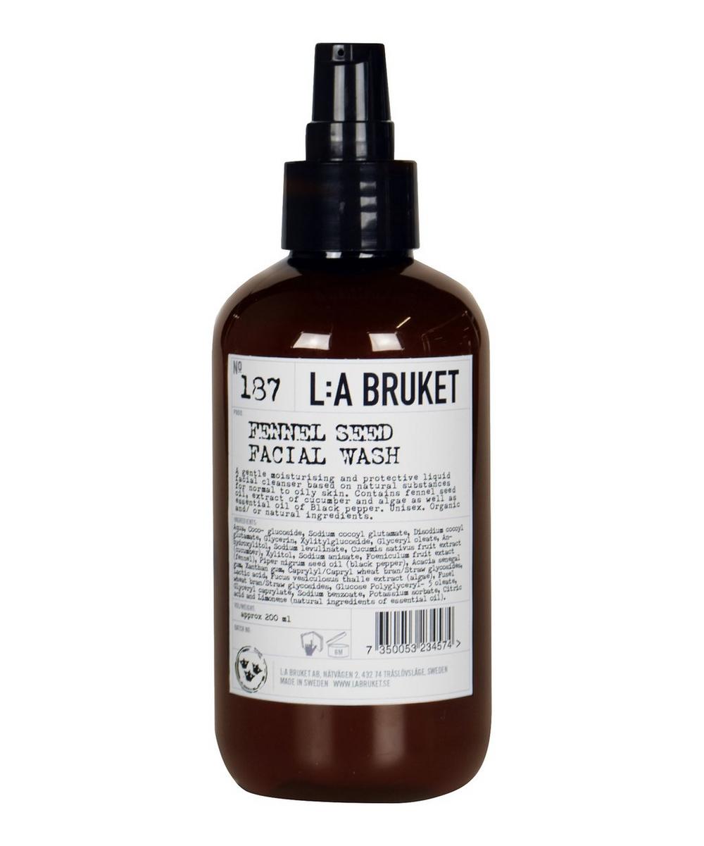 L:a Bruket 187 Fennel Seed Facial Wash 200ml In White