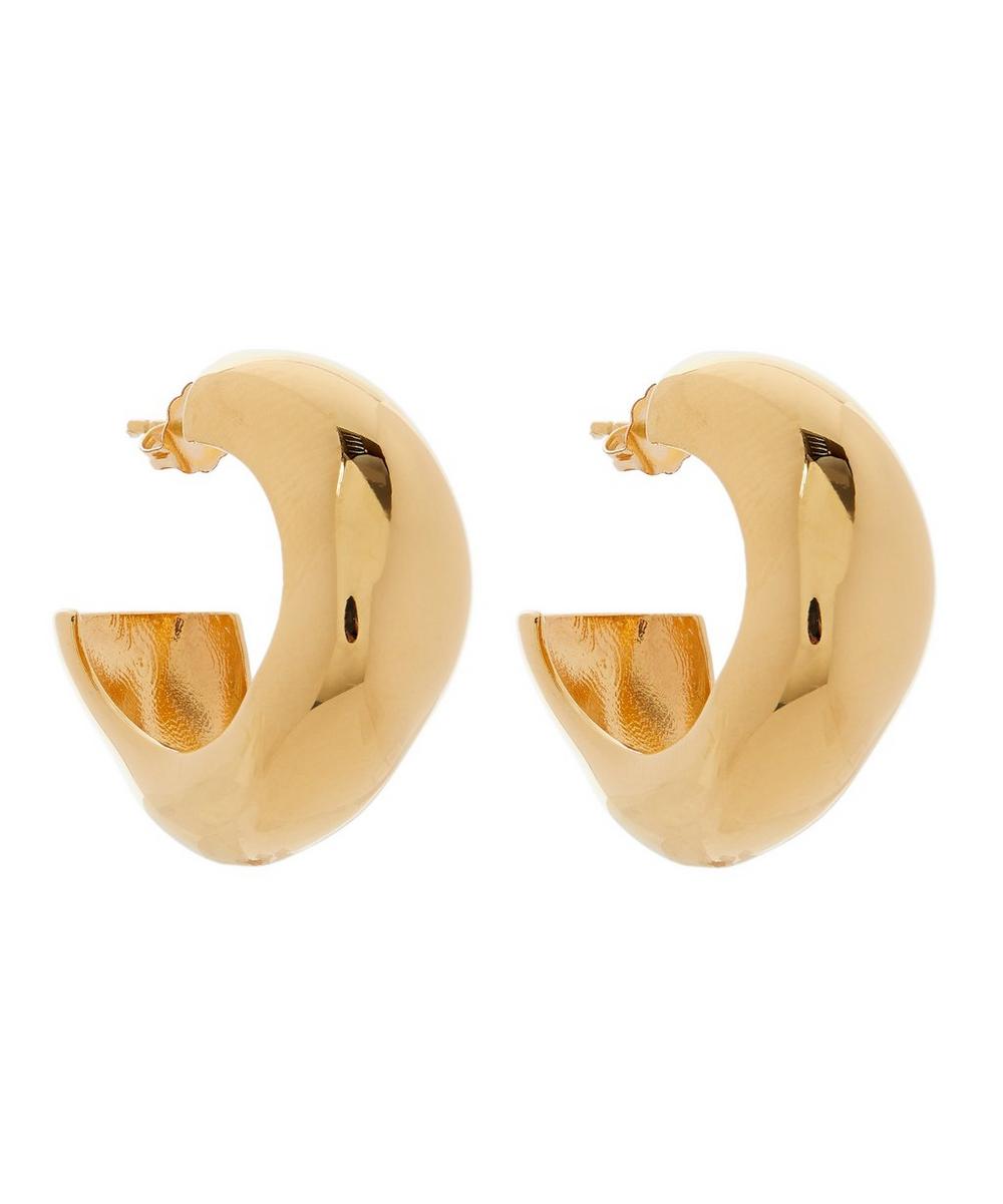 Agmes Gold Vermeil Medium Celia Hoop Earrings