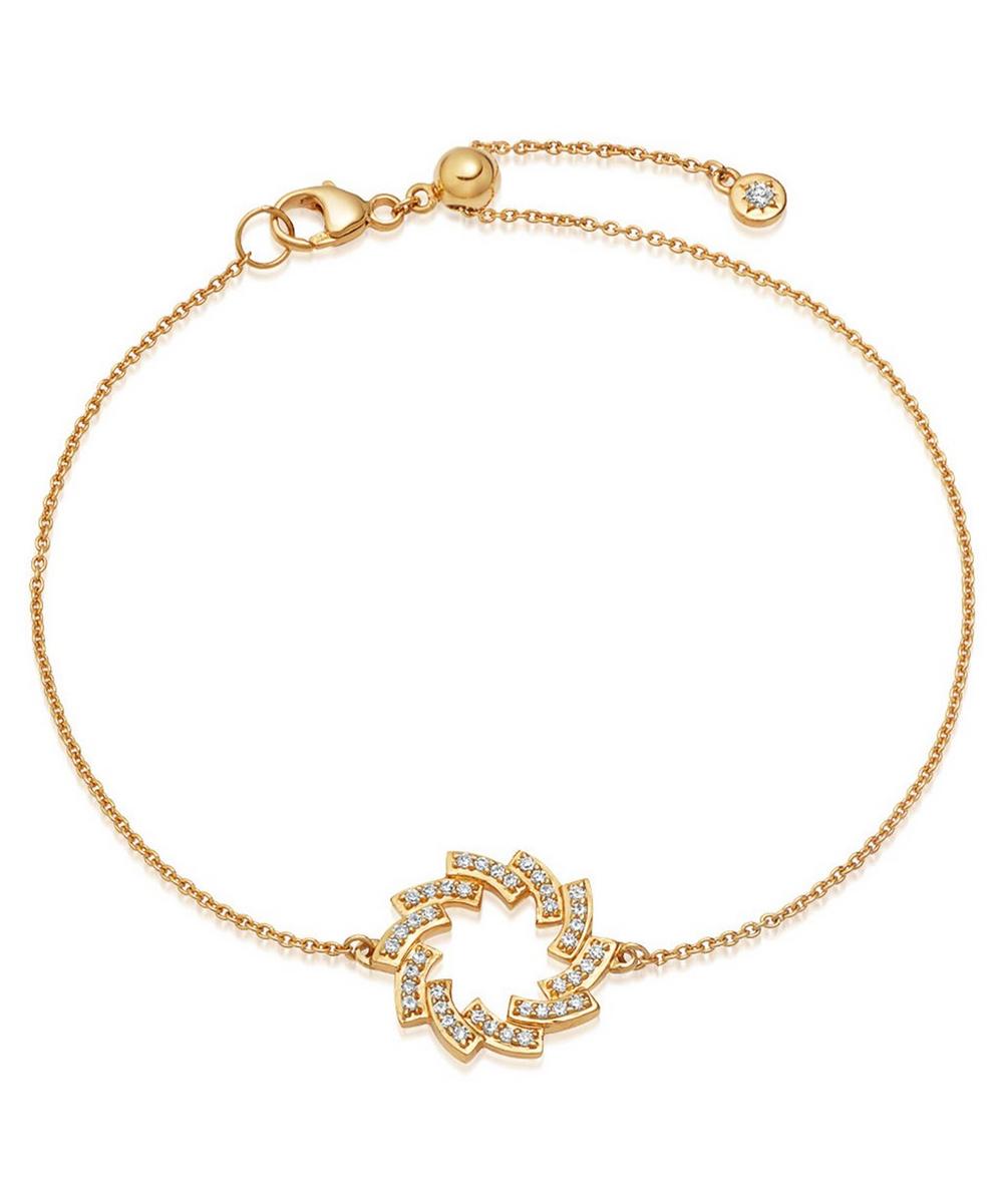Astley Clarke Gold Icon Scala Diamond Cirque Bracelet
