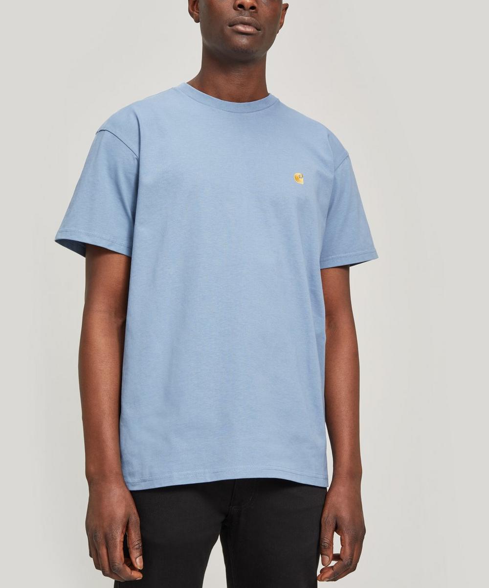 Carhartt Chase Short-sleeve T-shirt In Mossa Gold
