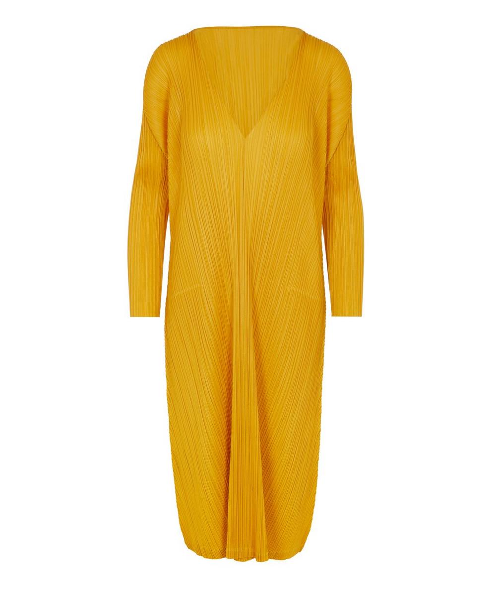 Issey Miyake Monthly Colours Dress In Golden Yellow | ModeSens