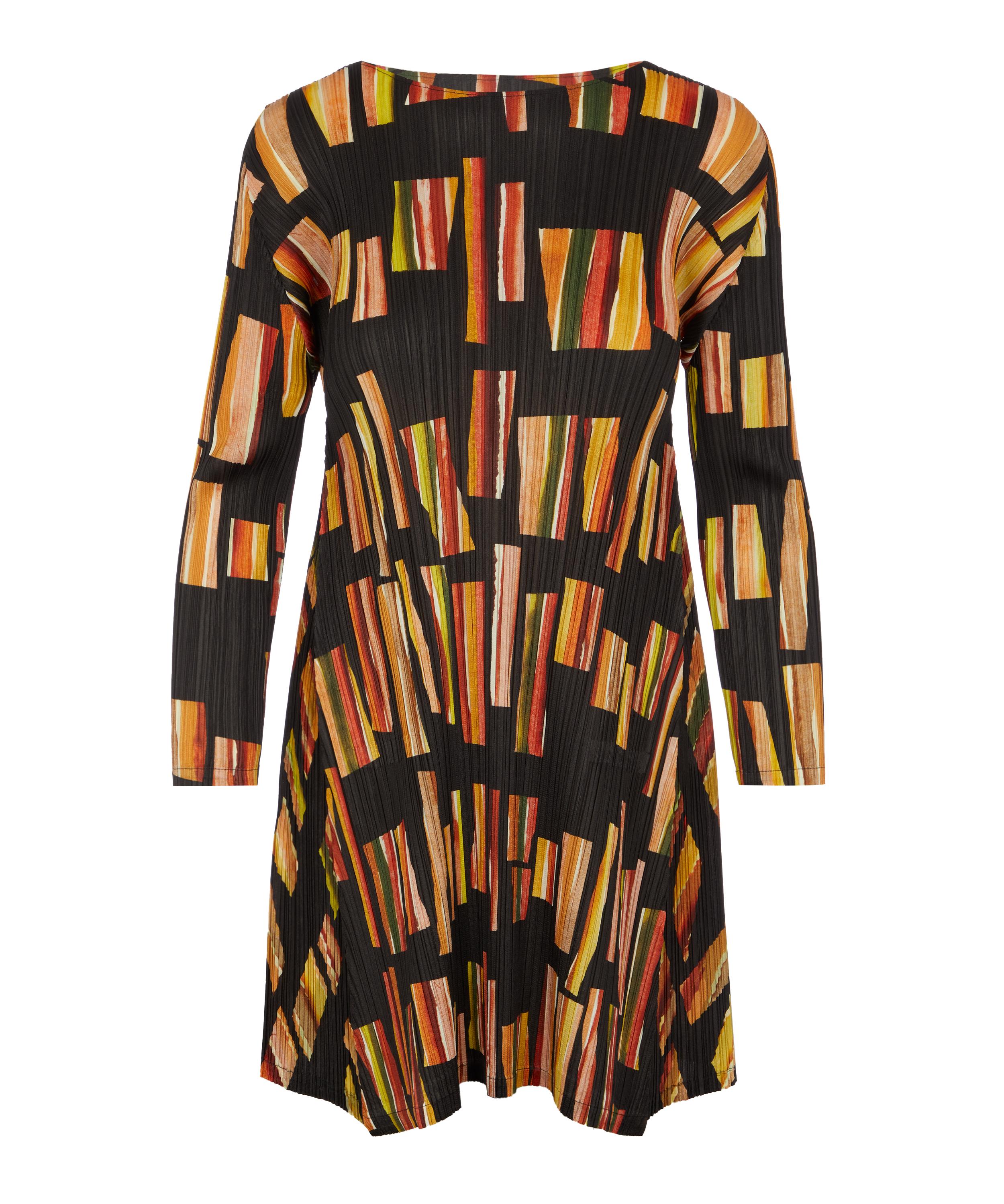 Issey Miyake Hopscotch Colours Printed Tunic In Brown | ModeSens