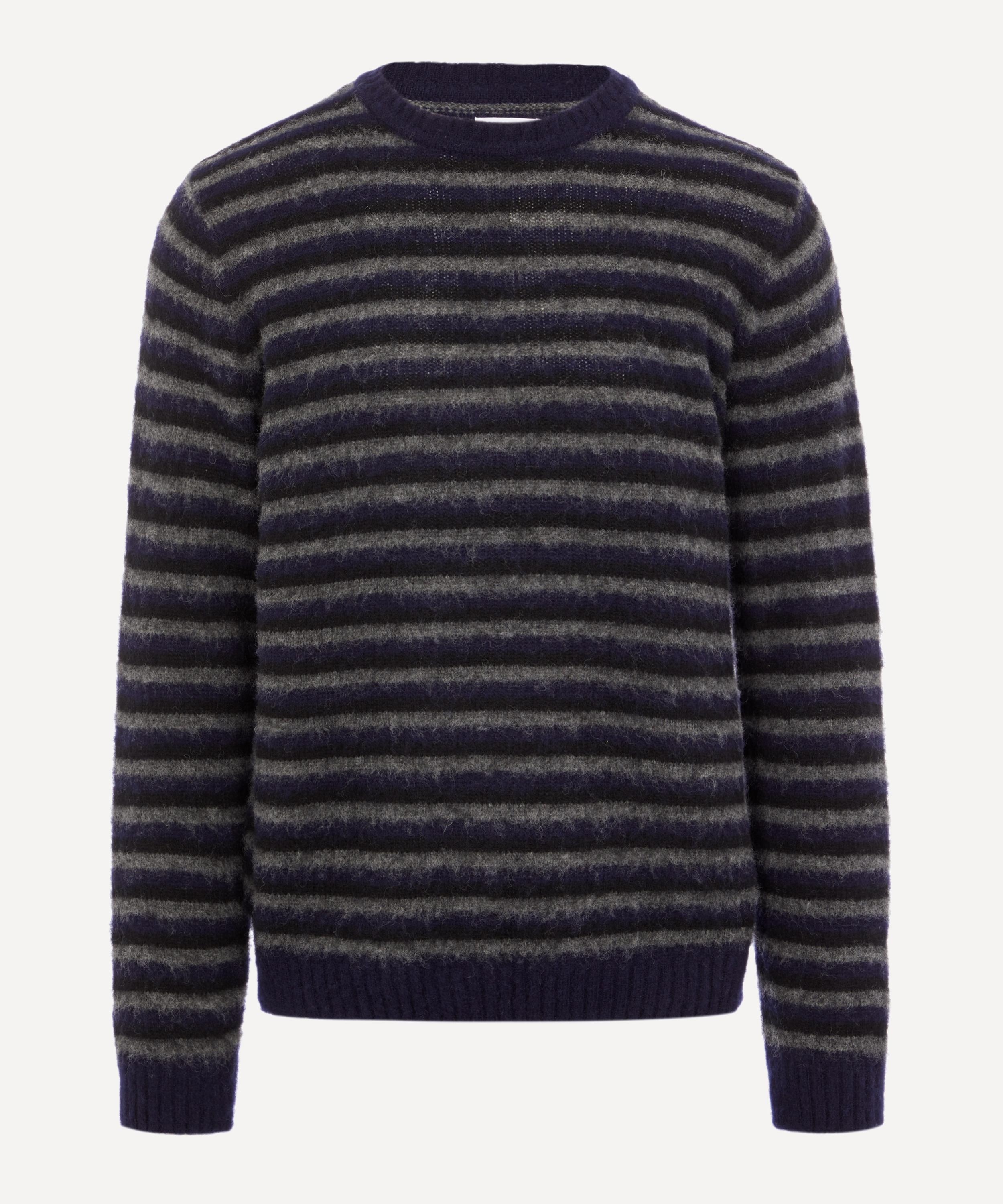 NORSE PROJECTS SIGFRED BRUSHED STRIPE KNIT,000637238