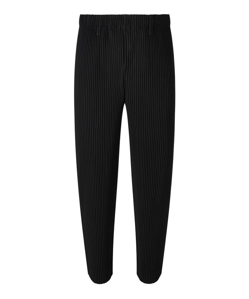 Issey Miyake Core Straight-leg Trousers In Black