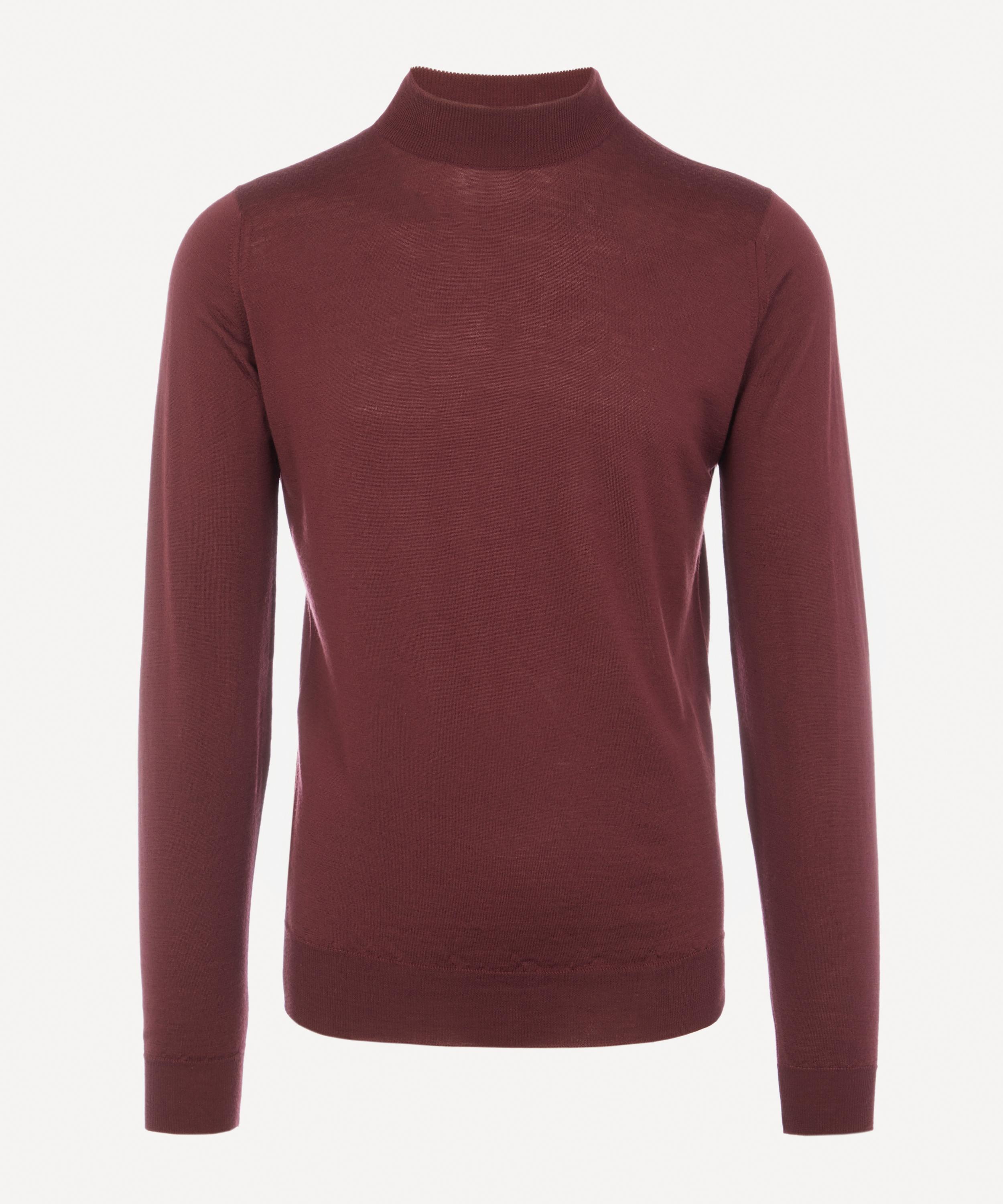 JOHN SMEDLEY HARCOURT MOCK-NECK JUMPER,000637477