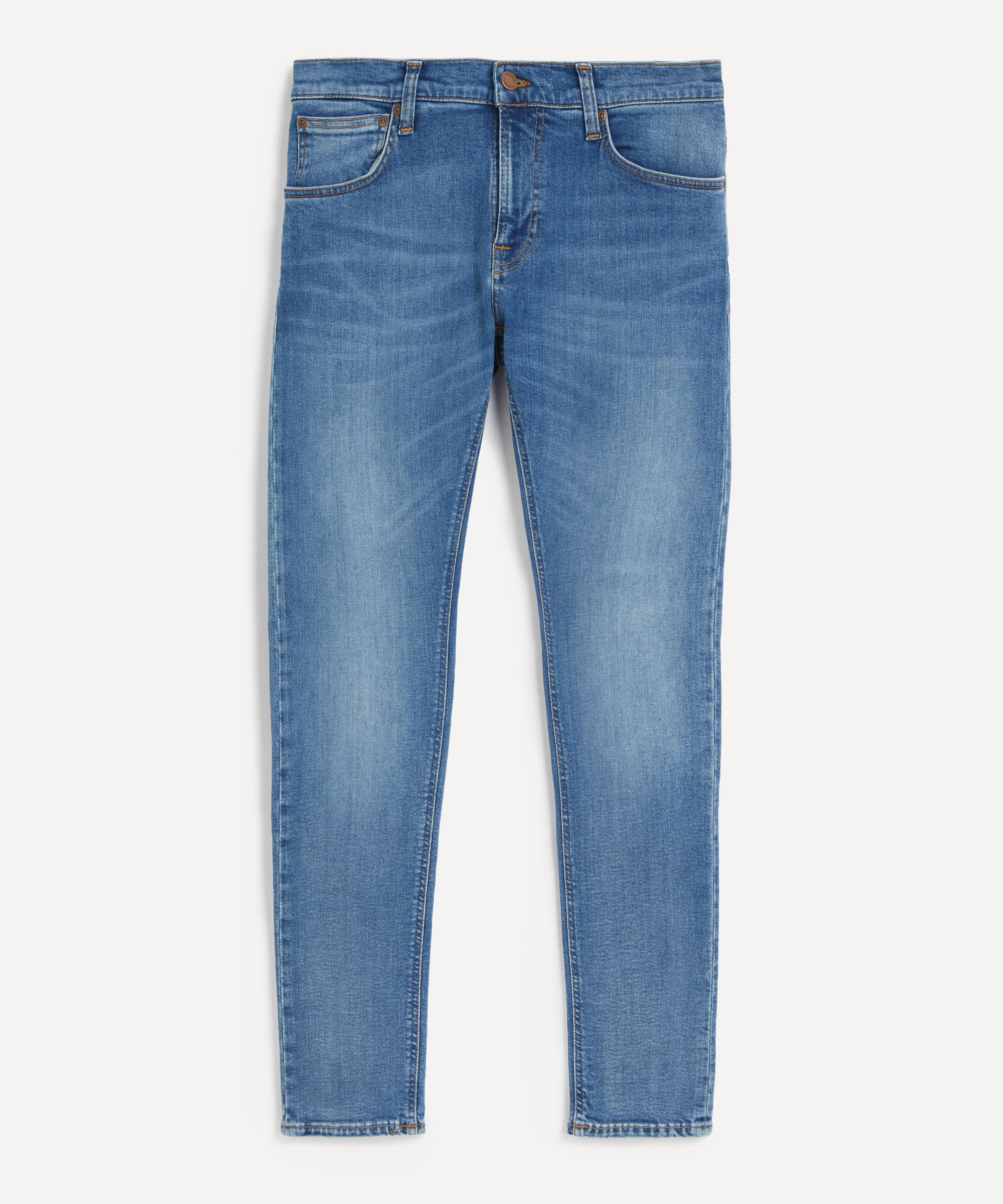 Nudie Jeans Mens Lean Dean Jeans In Broken Spirit In Blue