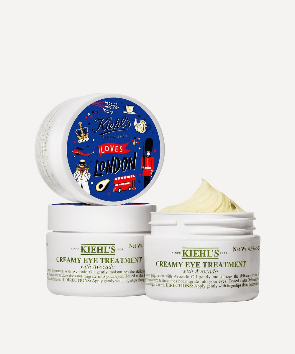 Kiehl's Since 1851 Creamy Eye Treatment With Avocado Kiehl's Loves London Limited Edition 28g In White