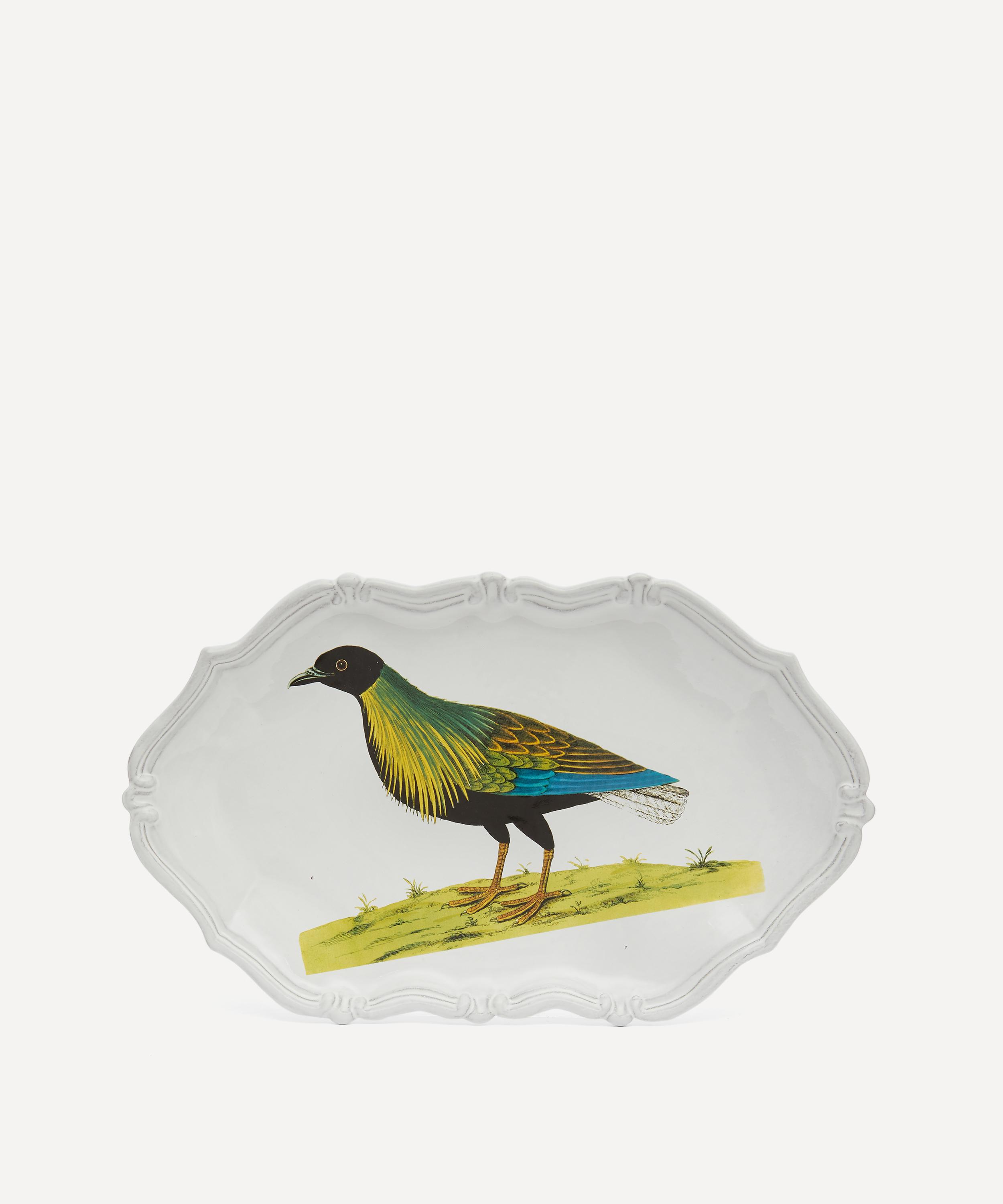 Astier De Villatte Left Alben Cock Pidgeon Platter In White