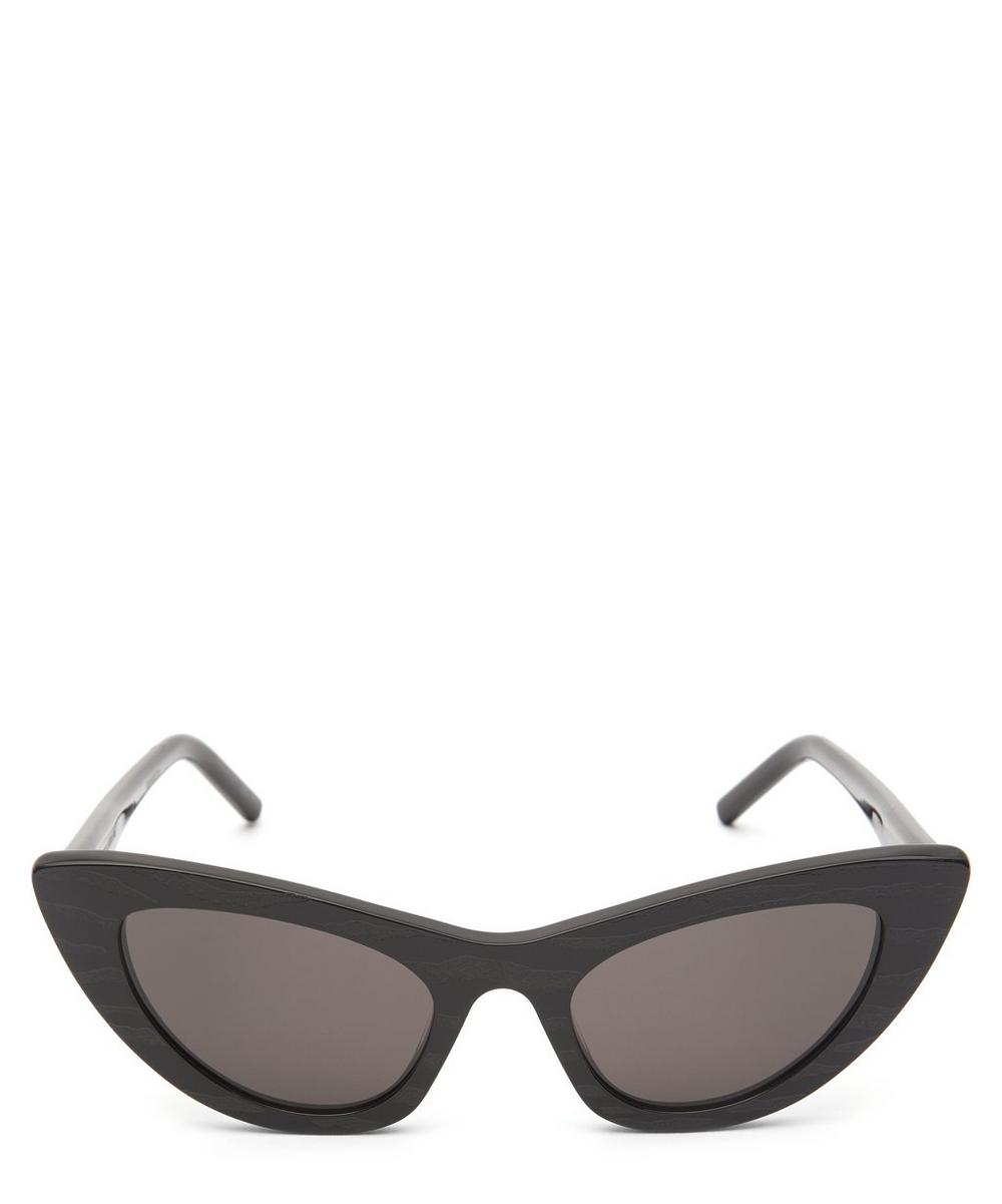 Saint Laurent Lily Cat-eye Sunglasses In Black