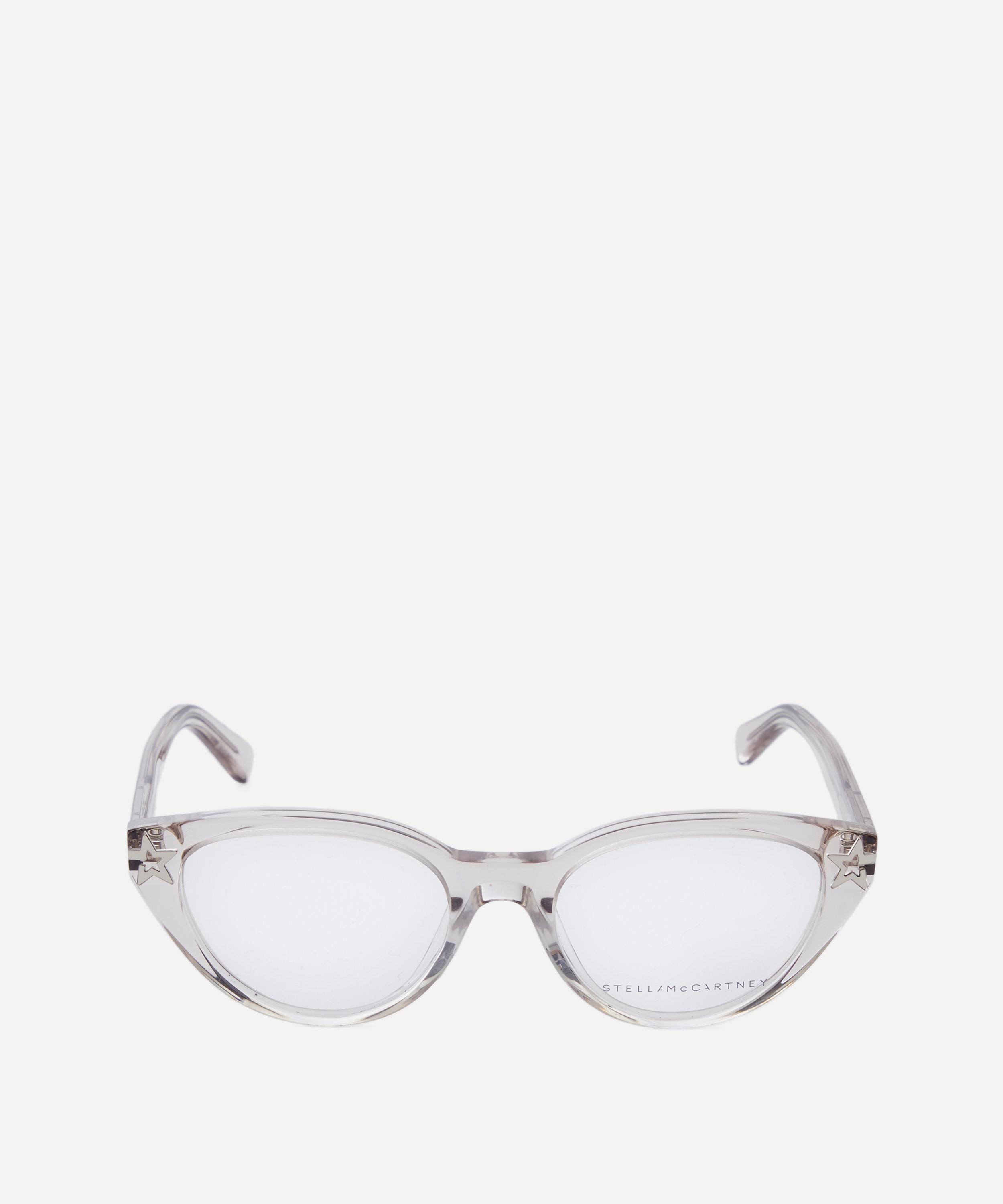 Stella Mccartney Cat-eye Bio-acetate Star Inset Optical Glasses In ...