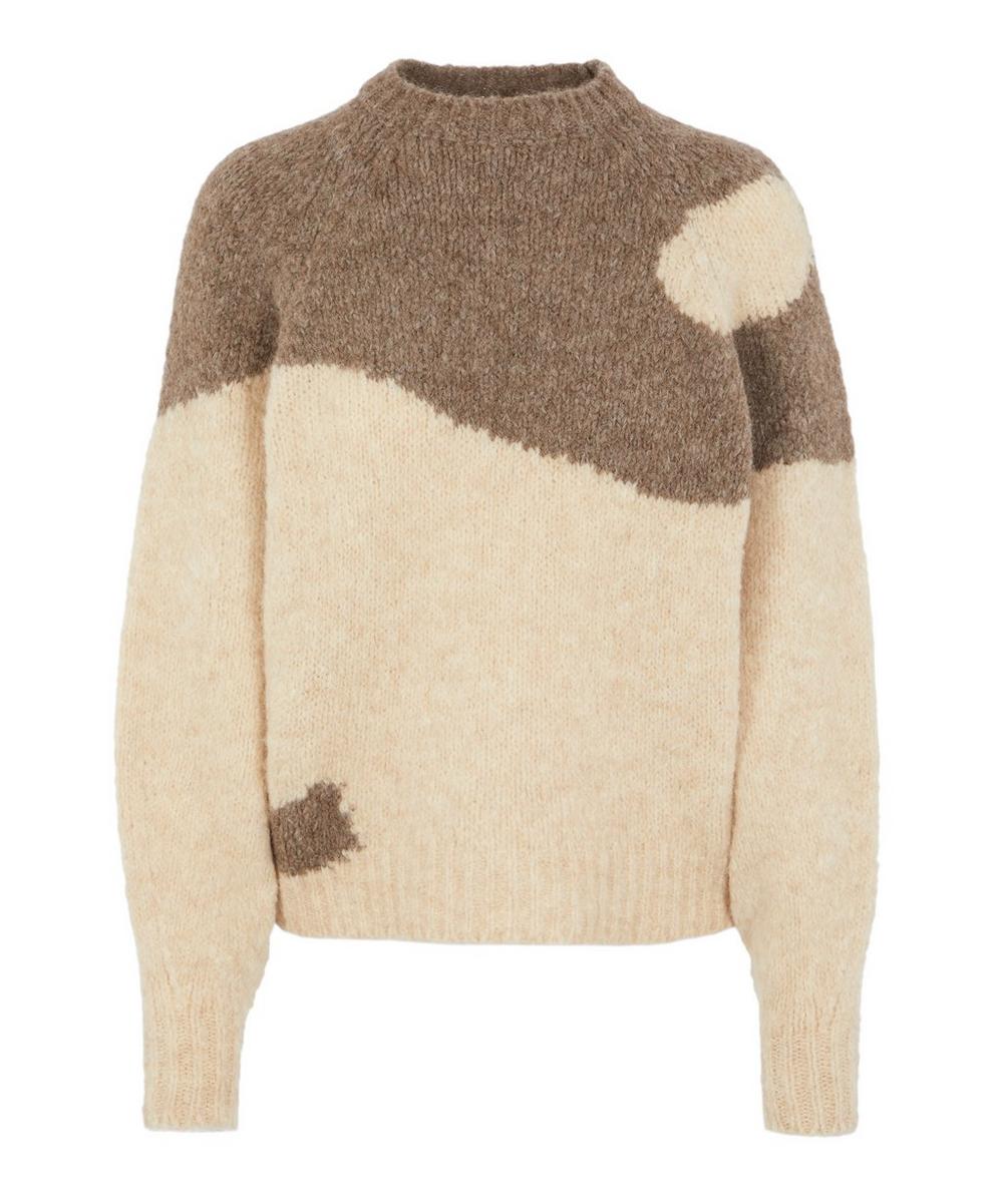 Paloma Wool Ying Yang Knitted Sweater In Grey