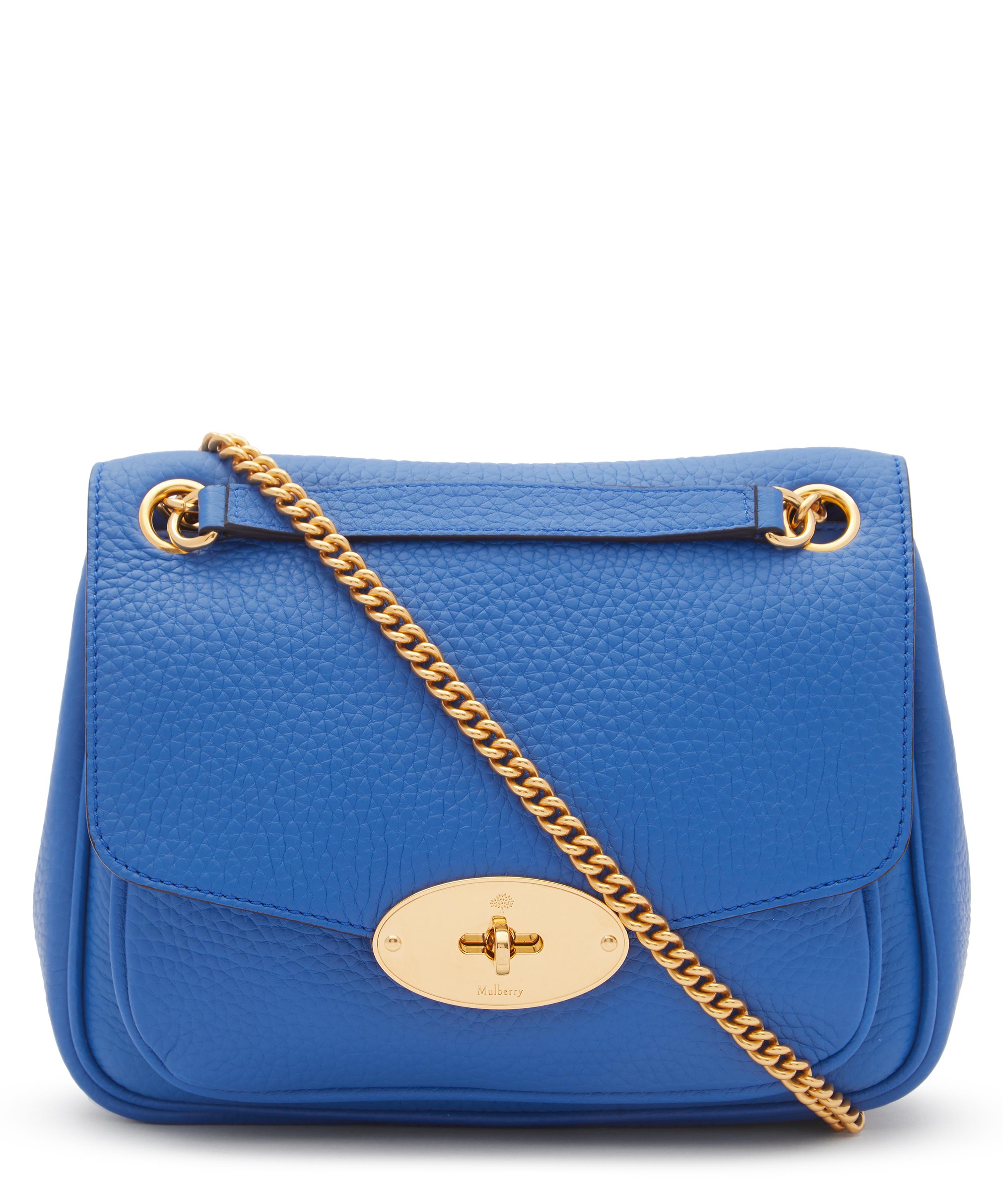 Mulberry Darley Small Leather Shoulder Bag In Porcelain Blue ModeSens
