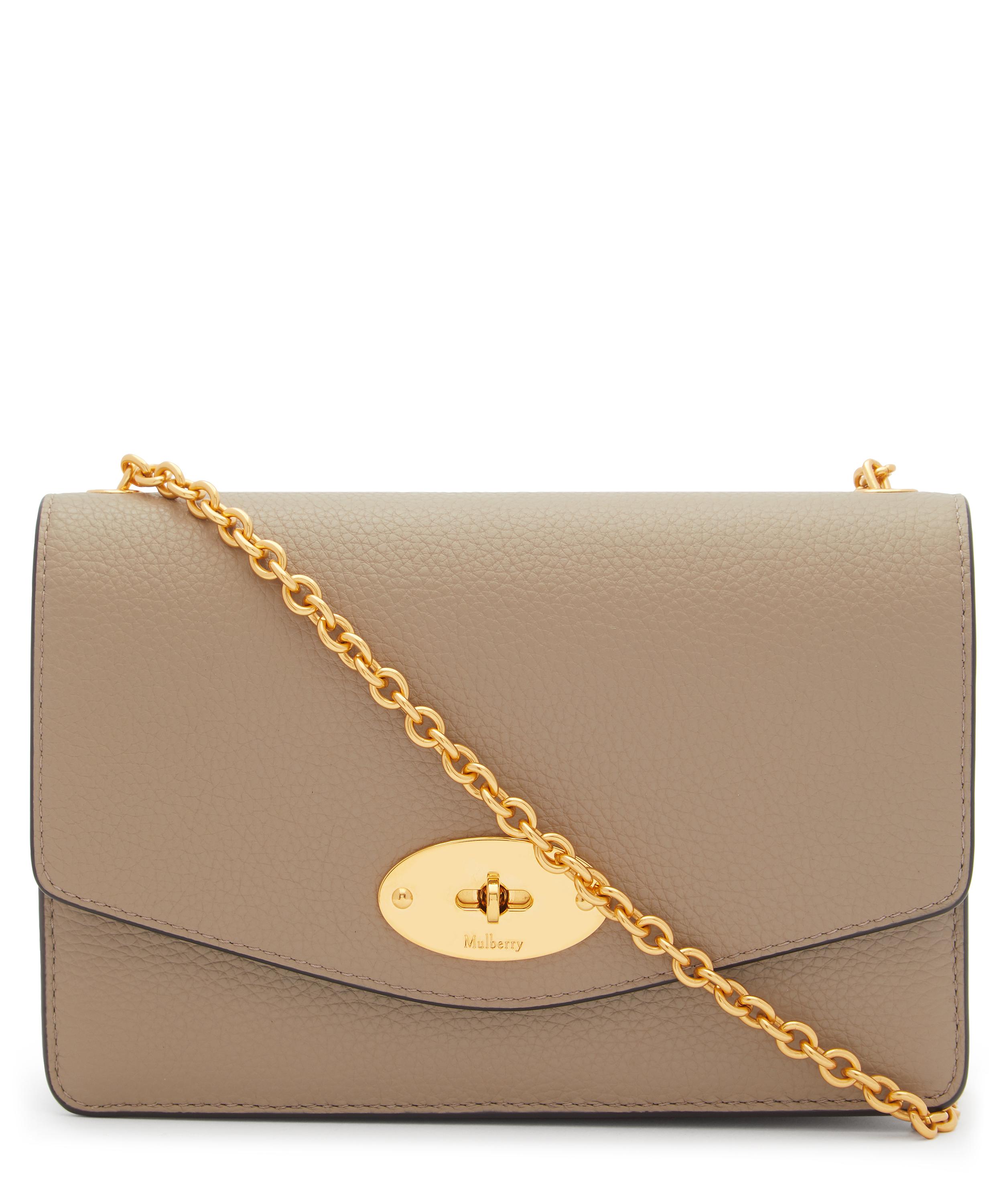 Mulberry Darley Small Leather Clutch Bag In Grey | ModeSens