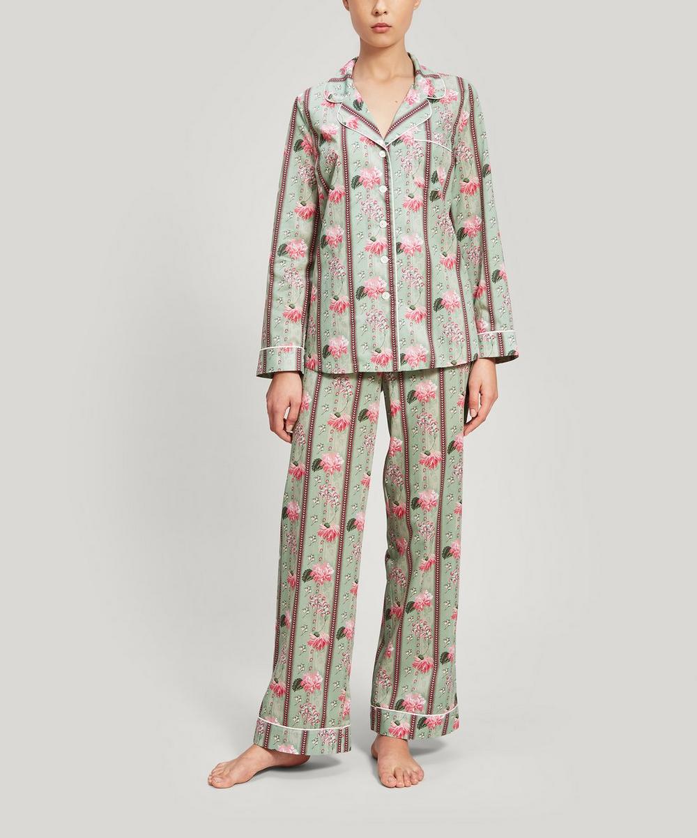 Liberty London Marlene Tana Lawn' Cotton Pyjama Set In Green