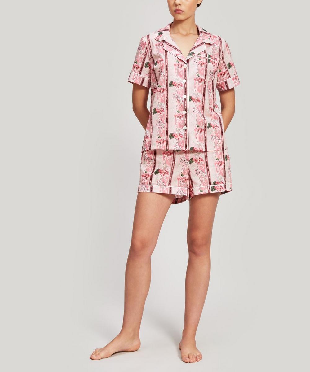 Liberty London Marlene Tana Lawn' Cotton Short Pyjama Set In Pink