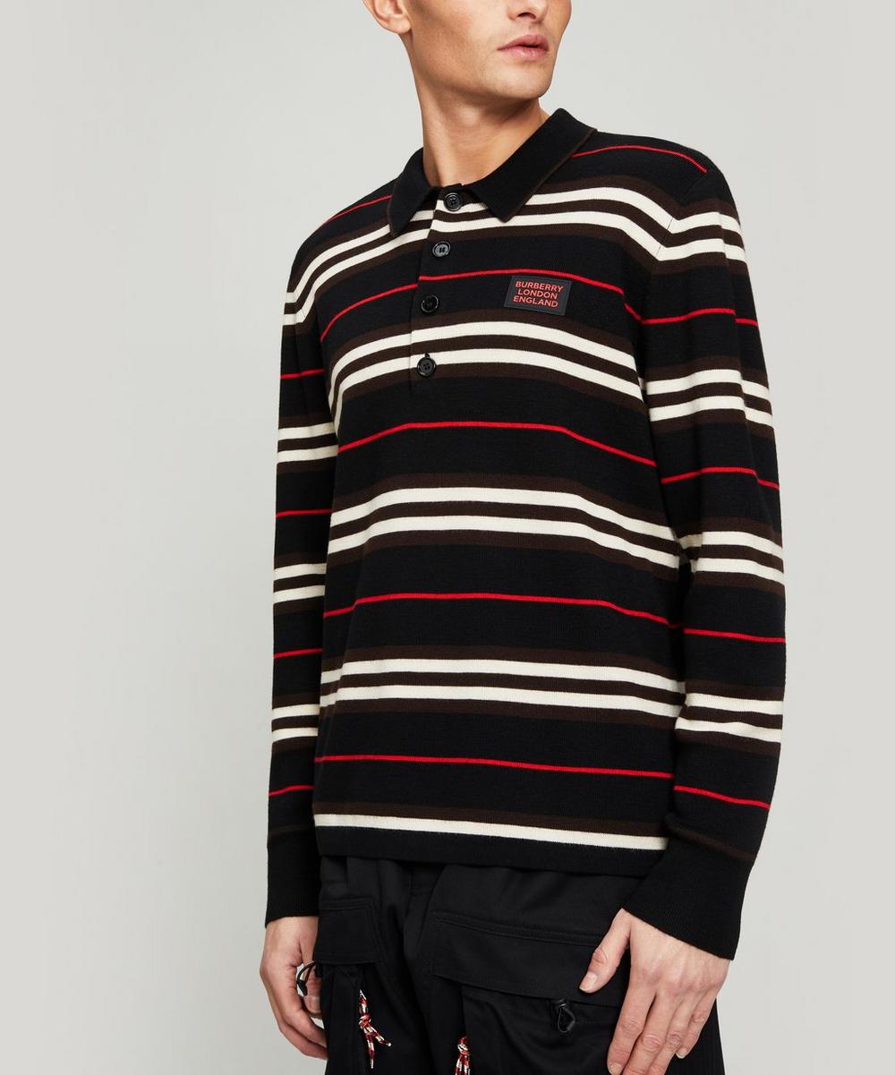 BURBERRY RUGBY STRIPE POLO SHIRT,000641235