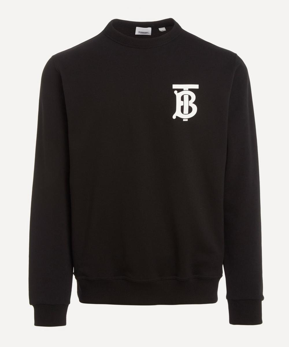 Burberry Dryden Logo Sweatshirt In Black