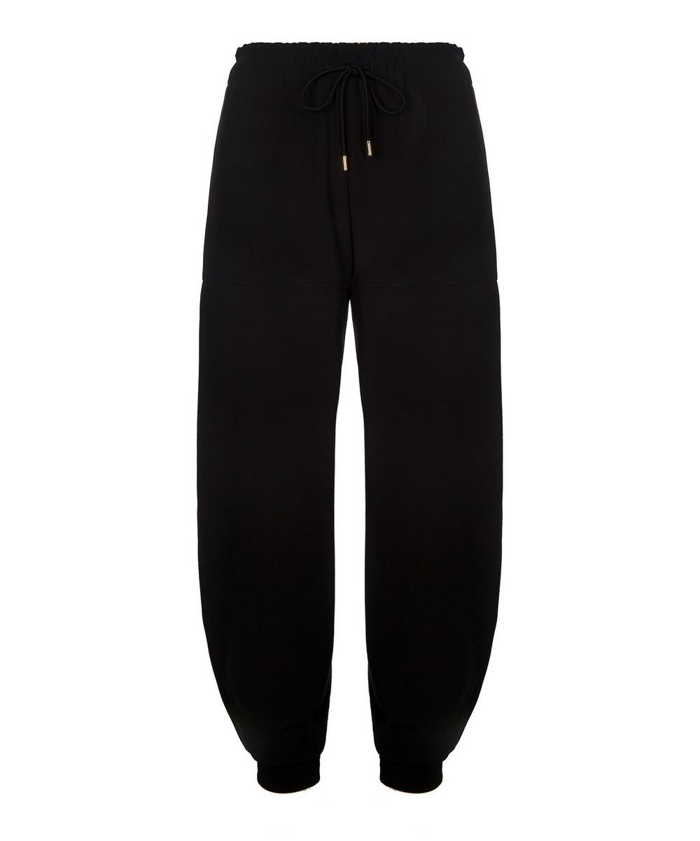 Chloé Satin Crepe Jogging Trousers In Black