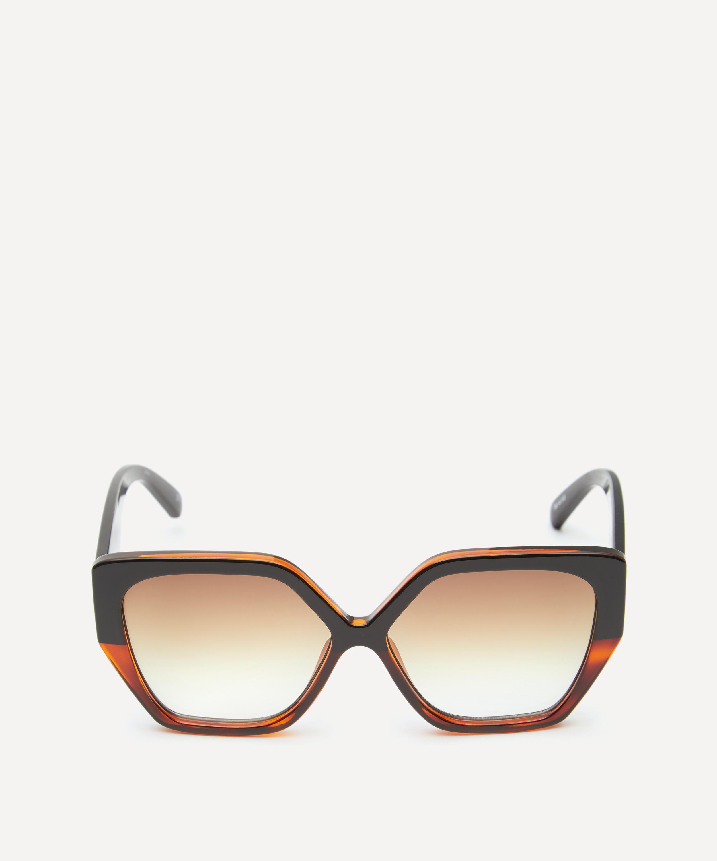 Le Specs So Fetch Hexagonal Sunglasses In Tortoise | ModeSens