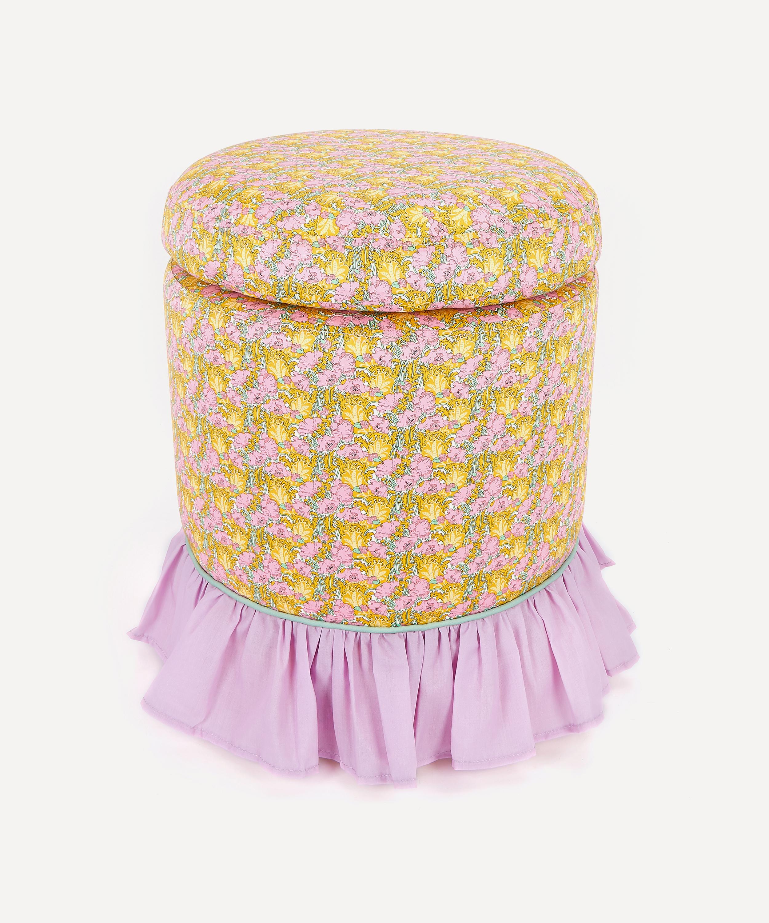 Clementina Print Footstool