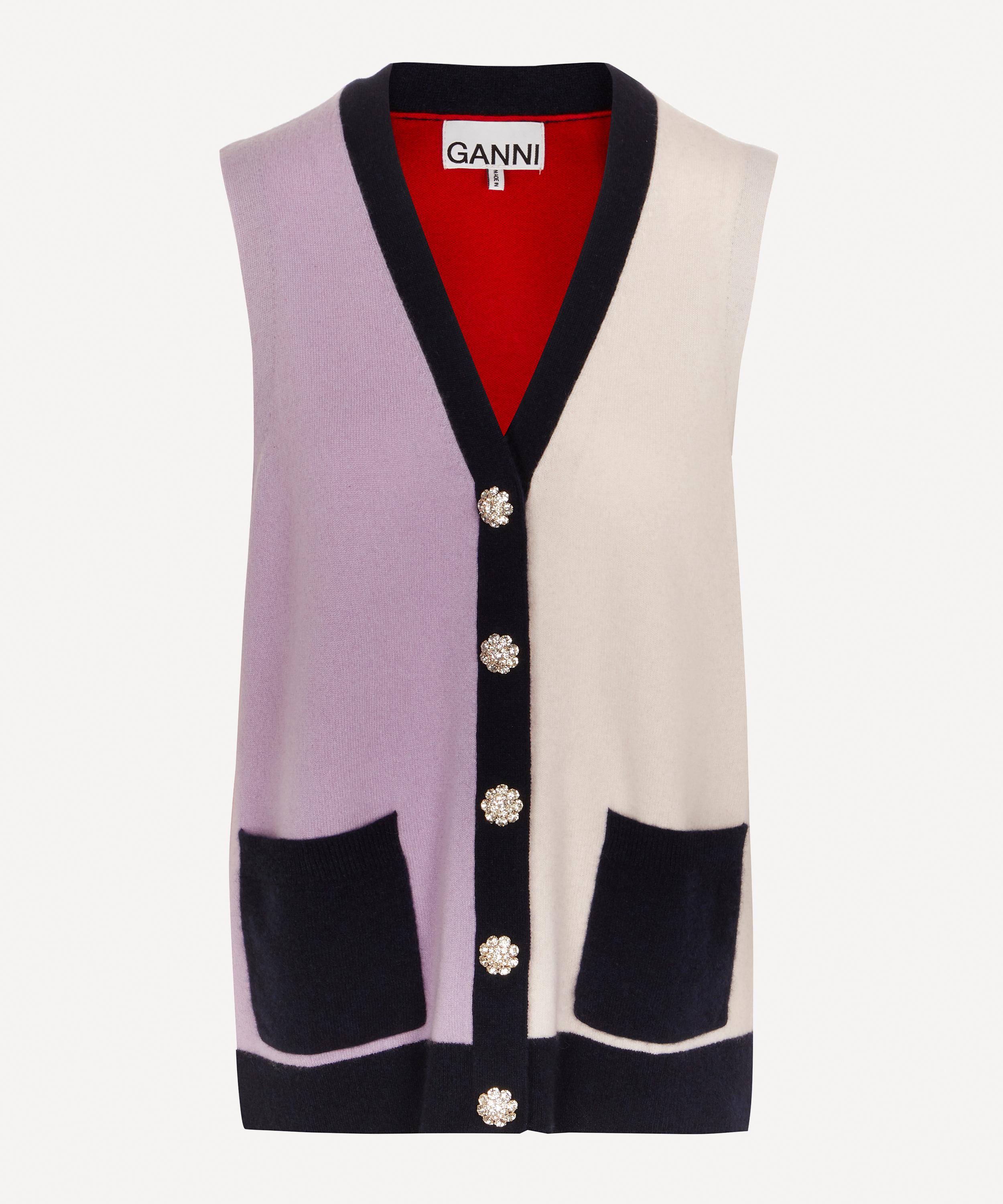 ganni cashmere vest