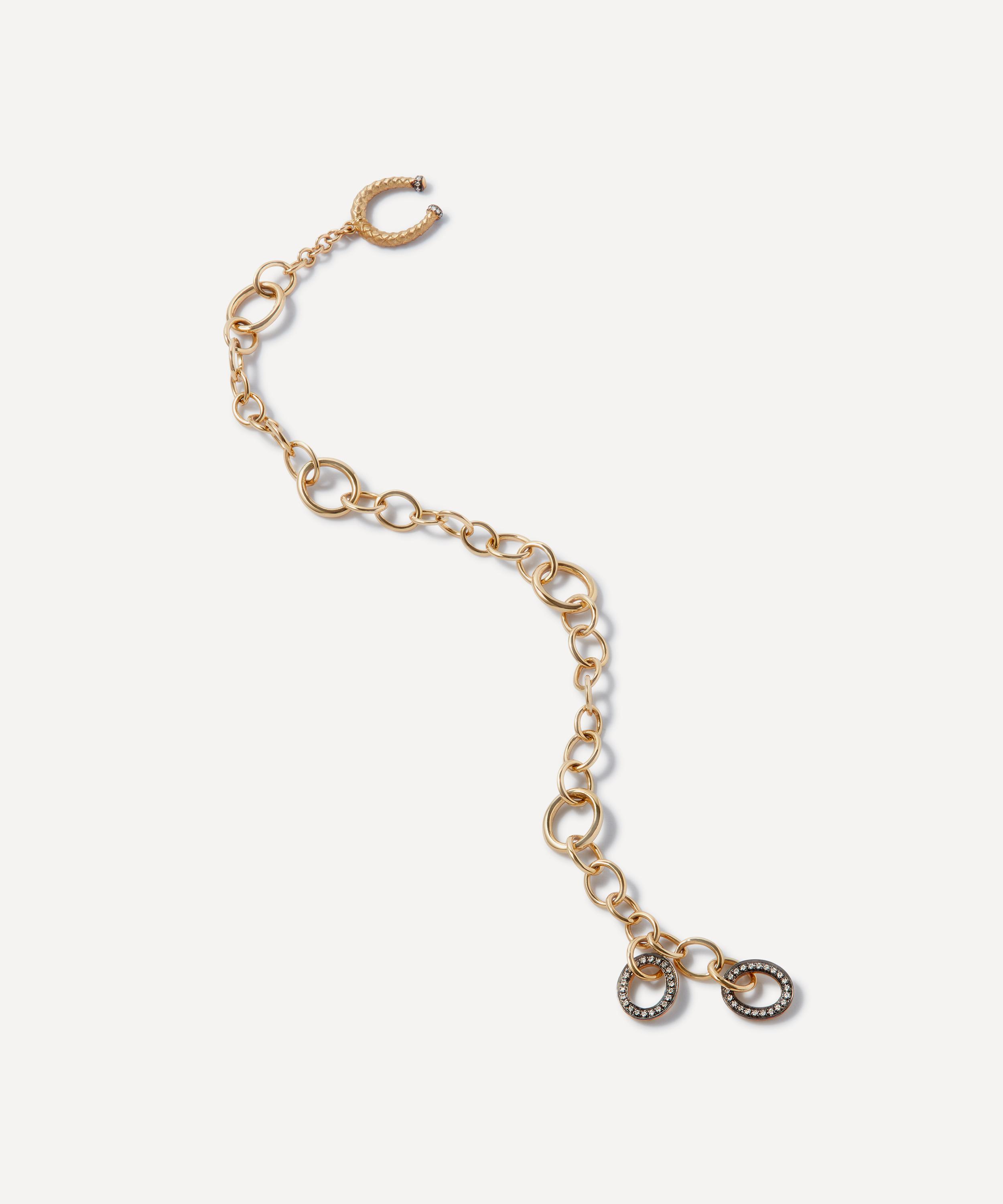 Annoushka X The Vampire's Wife 18ct Gold Diamond Charm Bracelet In Gold