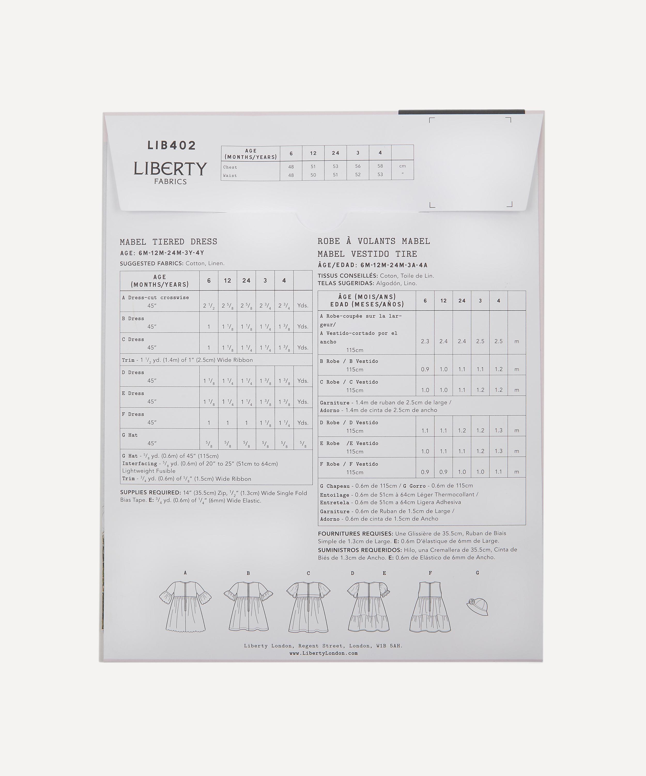 Liberty Mabel Tiered Girls' Dress (Beginner) -CELOVE Clothing Shop 000643260 R318338006 2?%24large%24