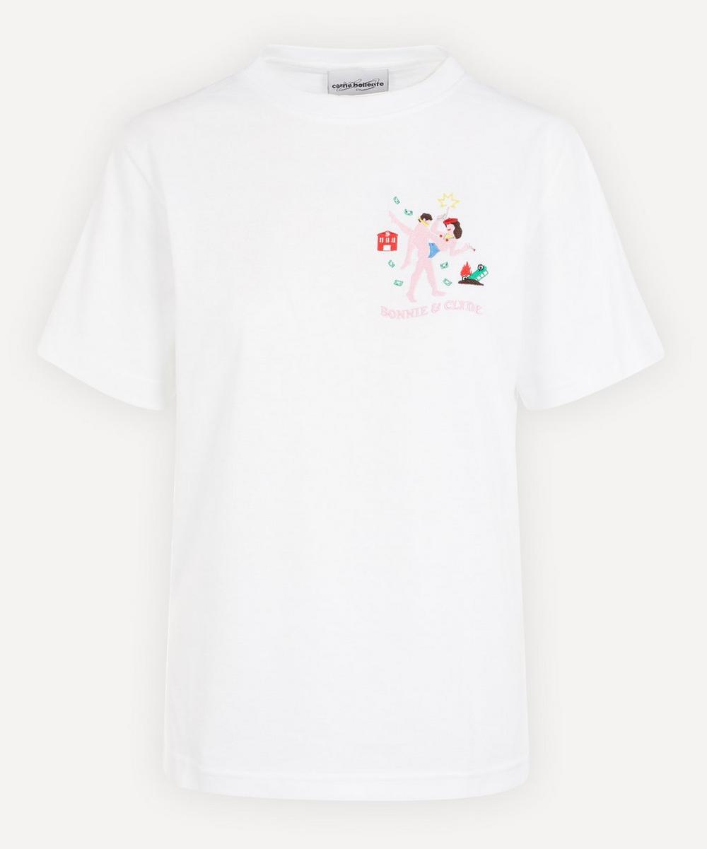 Carne Bollente Bonnie On Clyde Cotton T-shirt In White