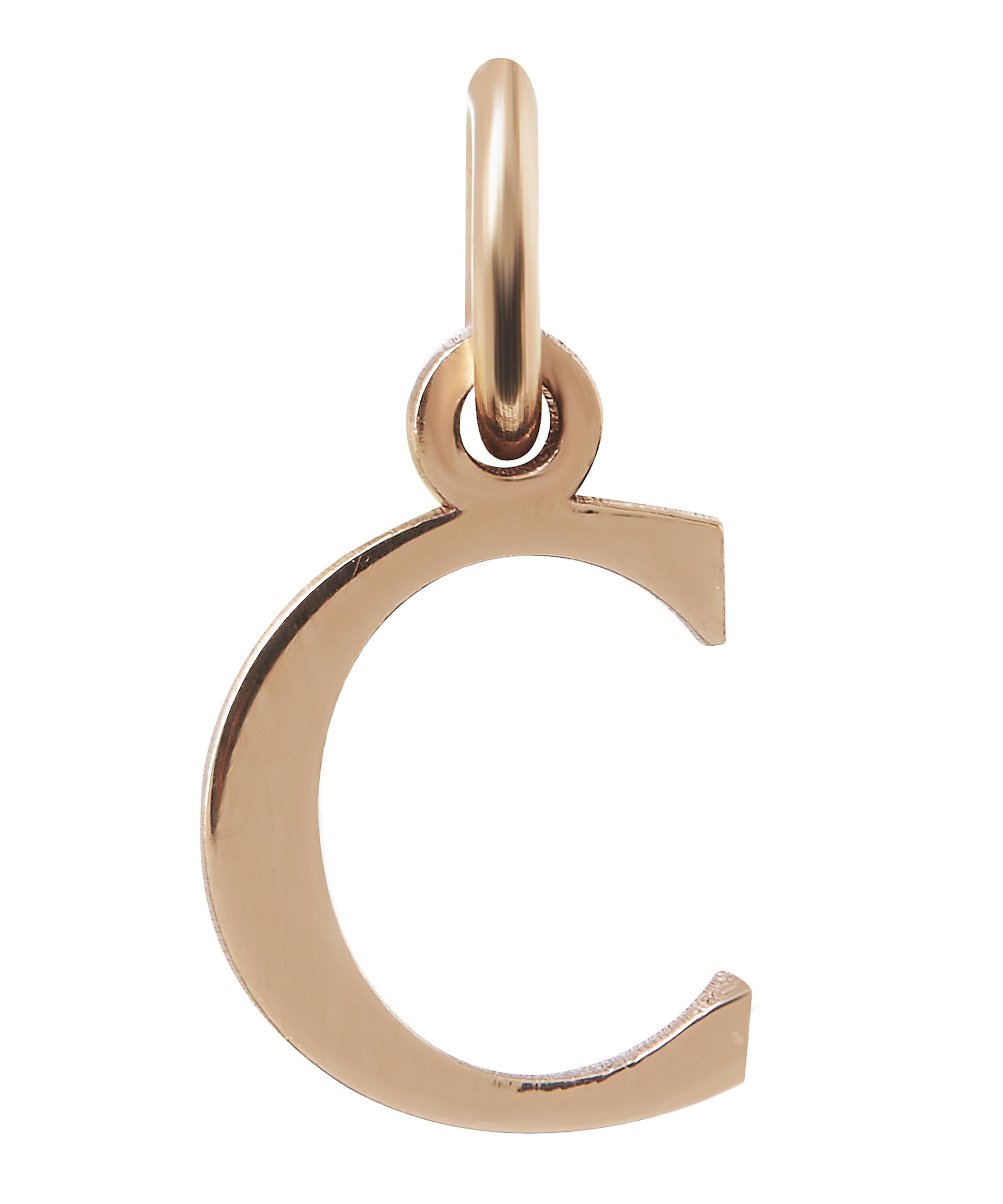 9ct Gold Letter C Alphabet Pendant | Liberty